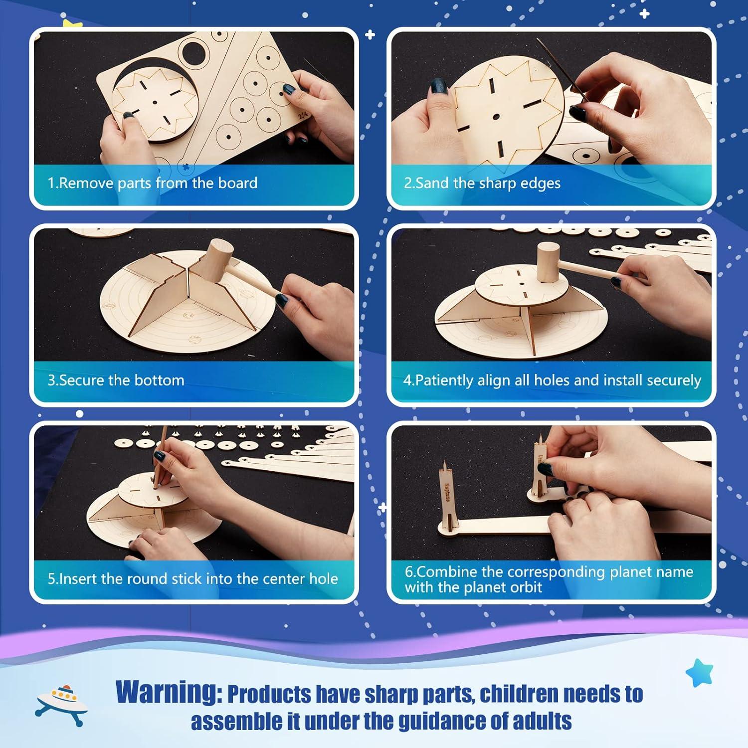 Kit Educativo Sistema Solar Pllieay con 18 Bolas de Espuma