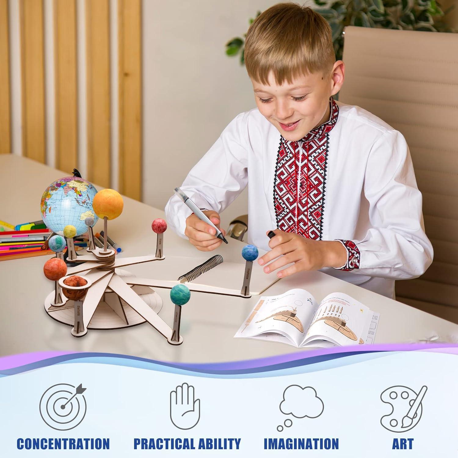 Kit Educativo Sistema Solar Pllieay con 18 Bolas de Espuma