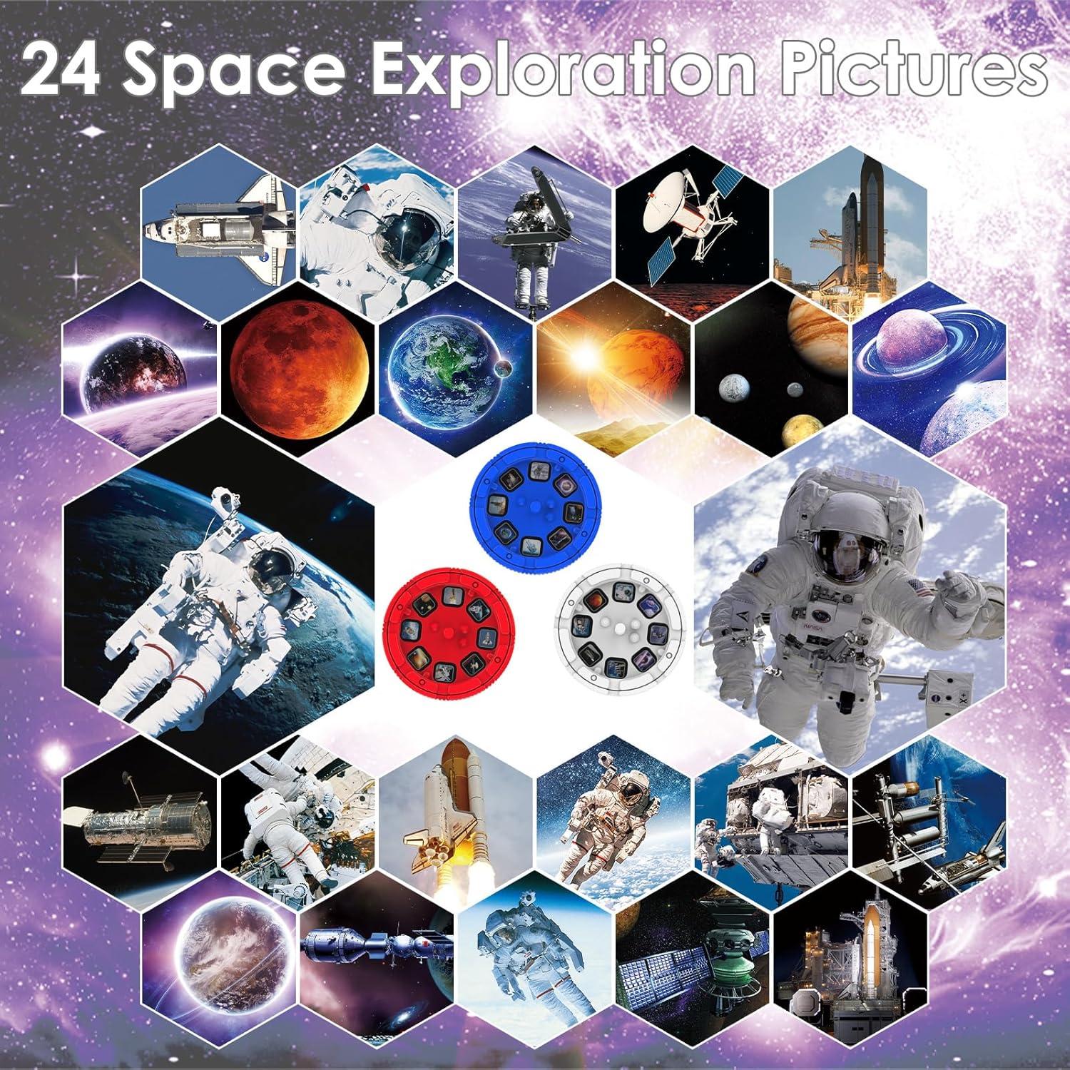 Linterna Proyector Espacio Exterior ZHIJIE 24 Imágenes 3-7 Años