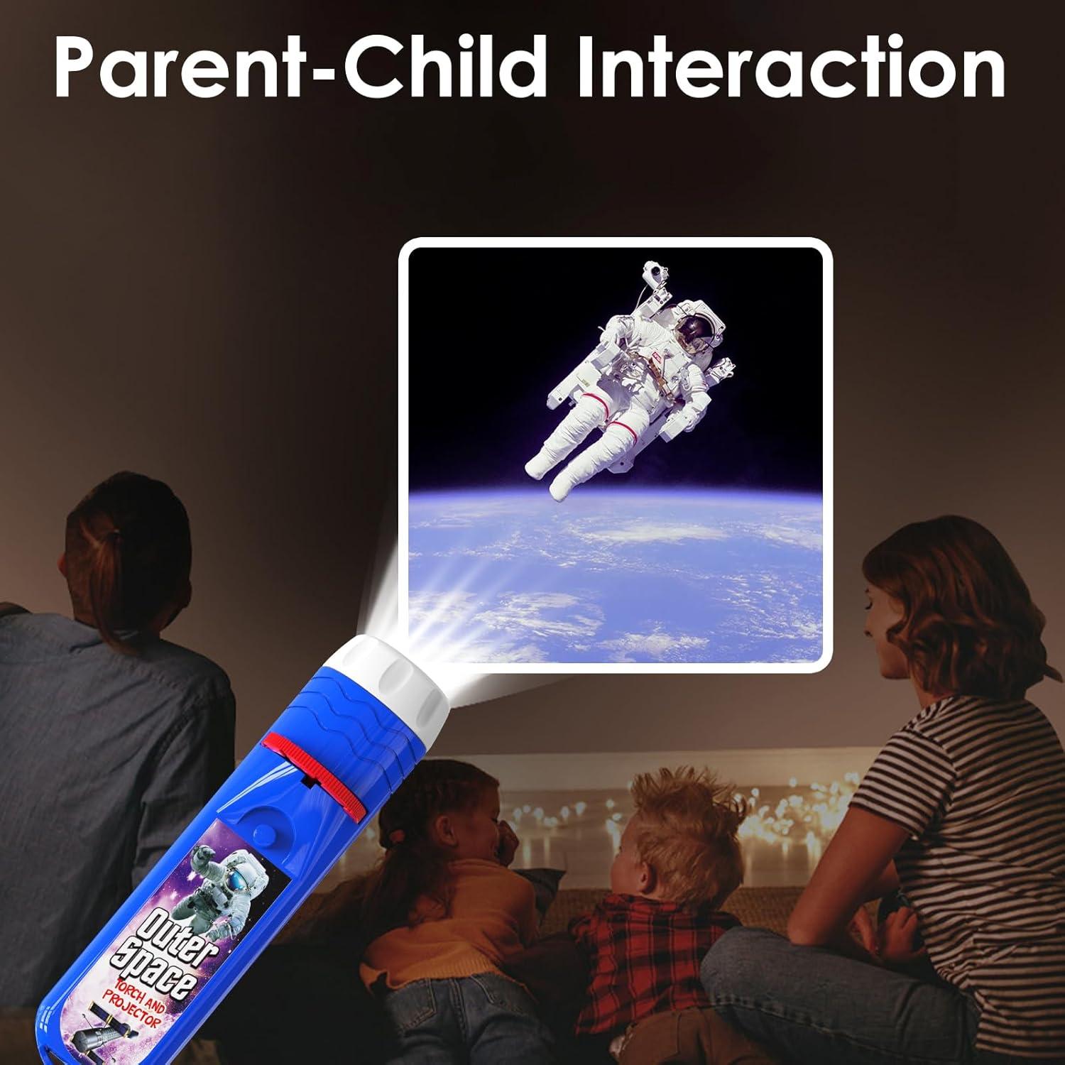 Linterna Proyector Espacio Exterior ZHIJIE 24 Imágenes 3-7 Años