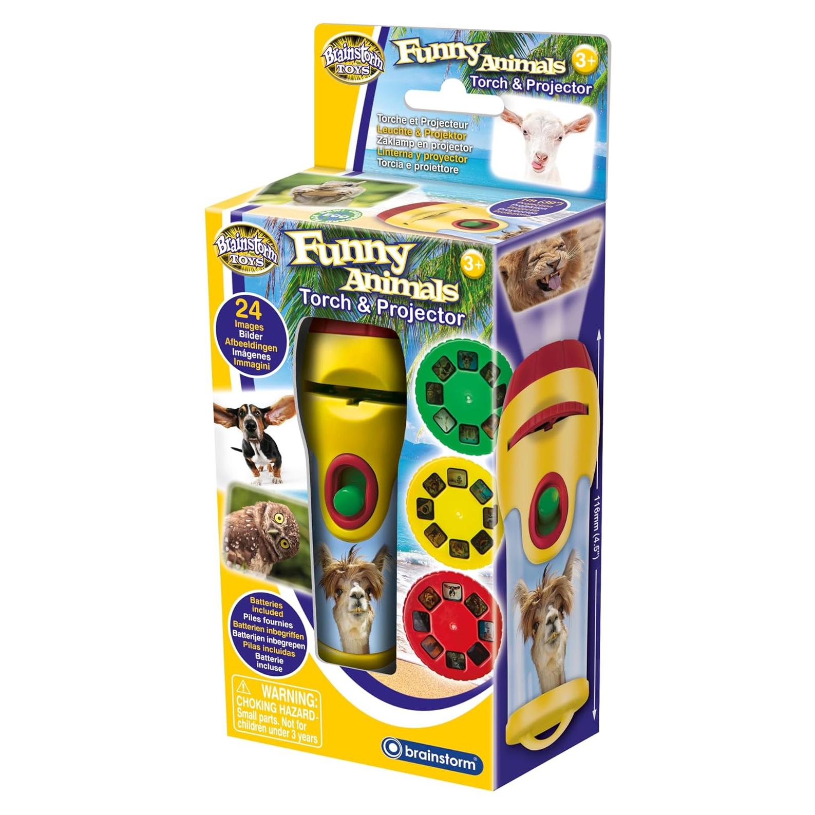 Linterna Proyector de Animales Brainstorm Toys - 24 Imágenes