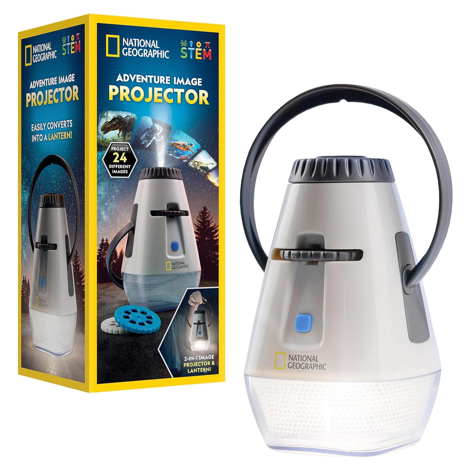 Proyector y Linterna 2 en 1 National Geographic Kids - 24 Imágenes