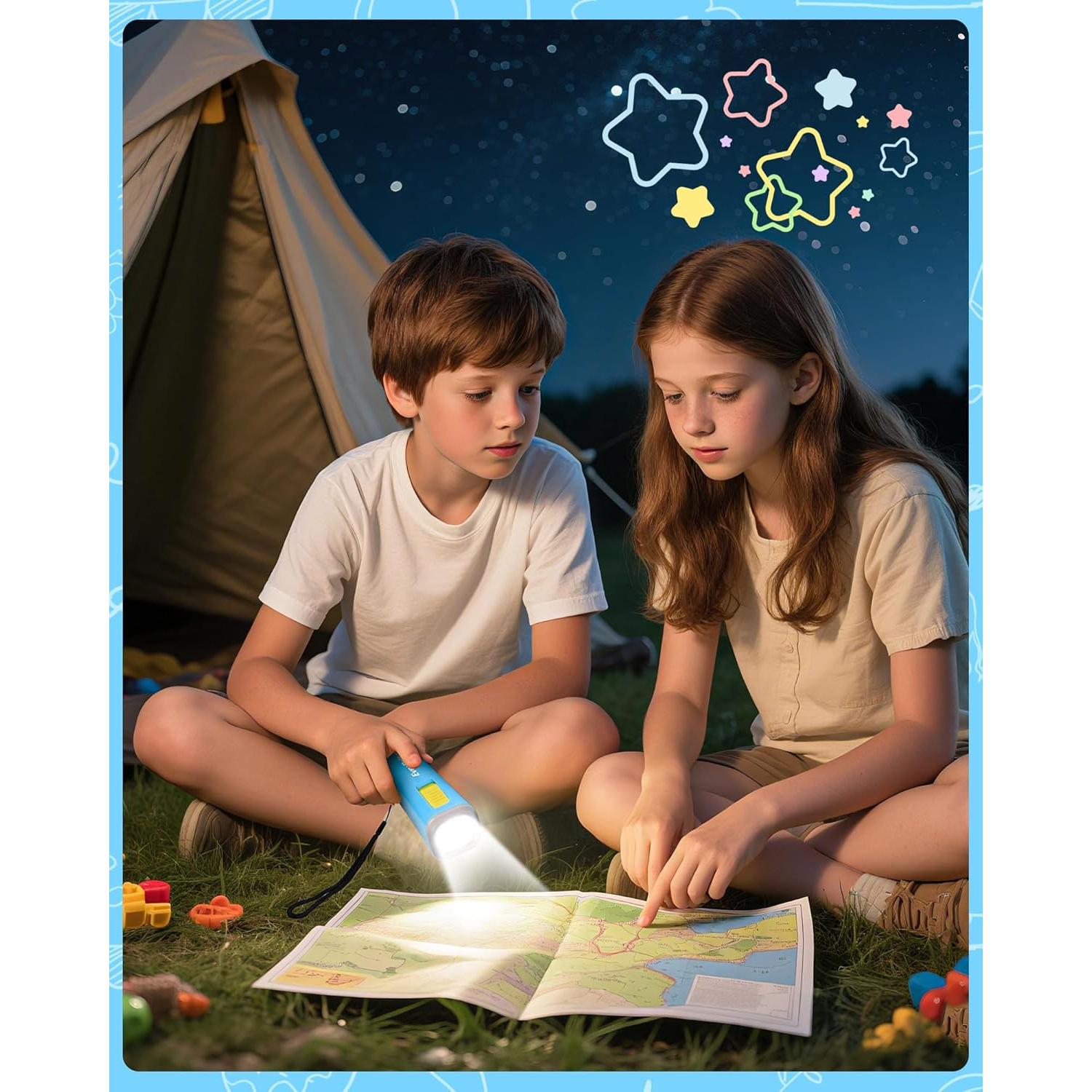 Linternas LED EverBrite Paquete de 4 Colores Variados