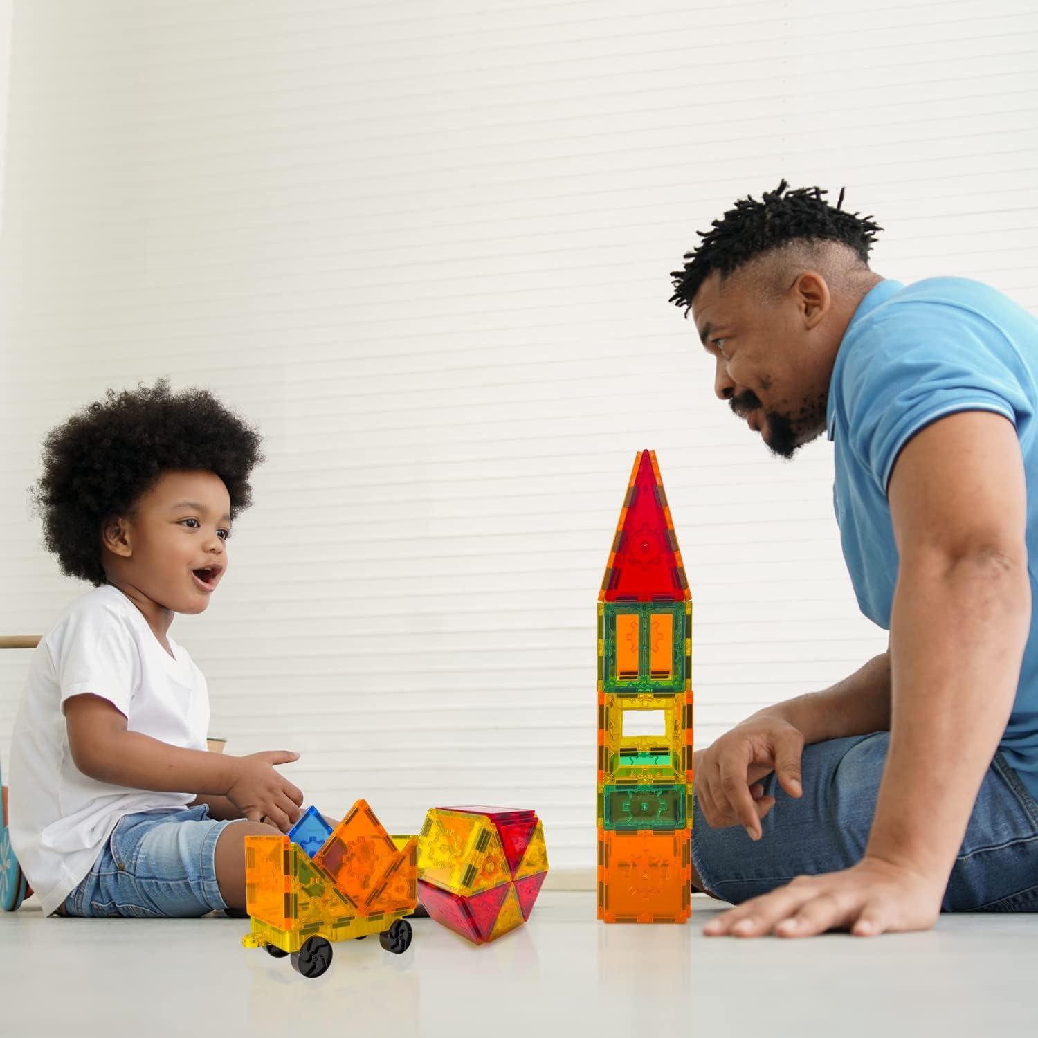 Juego de Construcción Magnético Tytan Tiles 220 Piezas