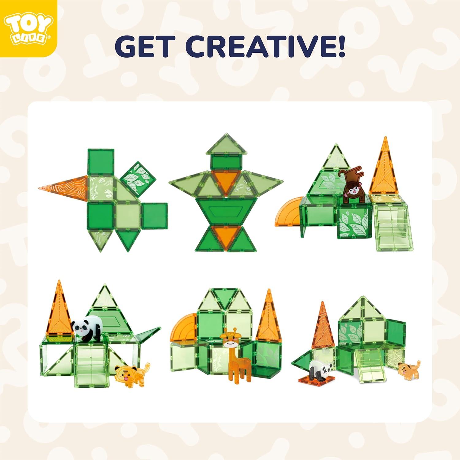 Azulejos Magnéticos TOY Life 56 Piezas Juguete Educativo STEM