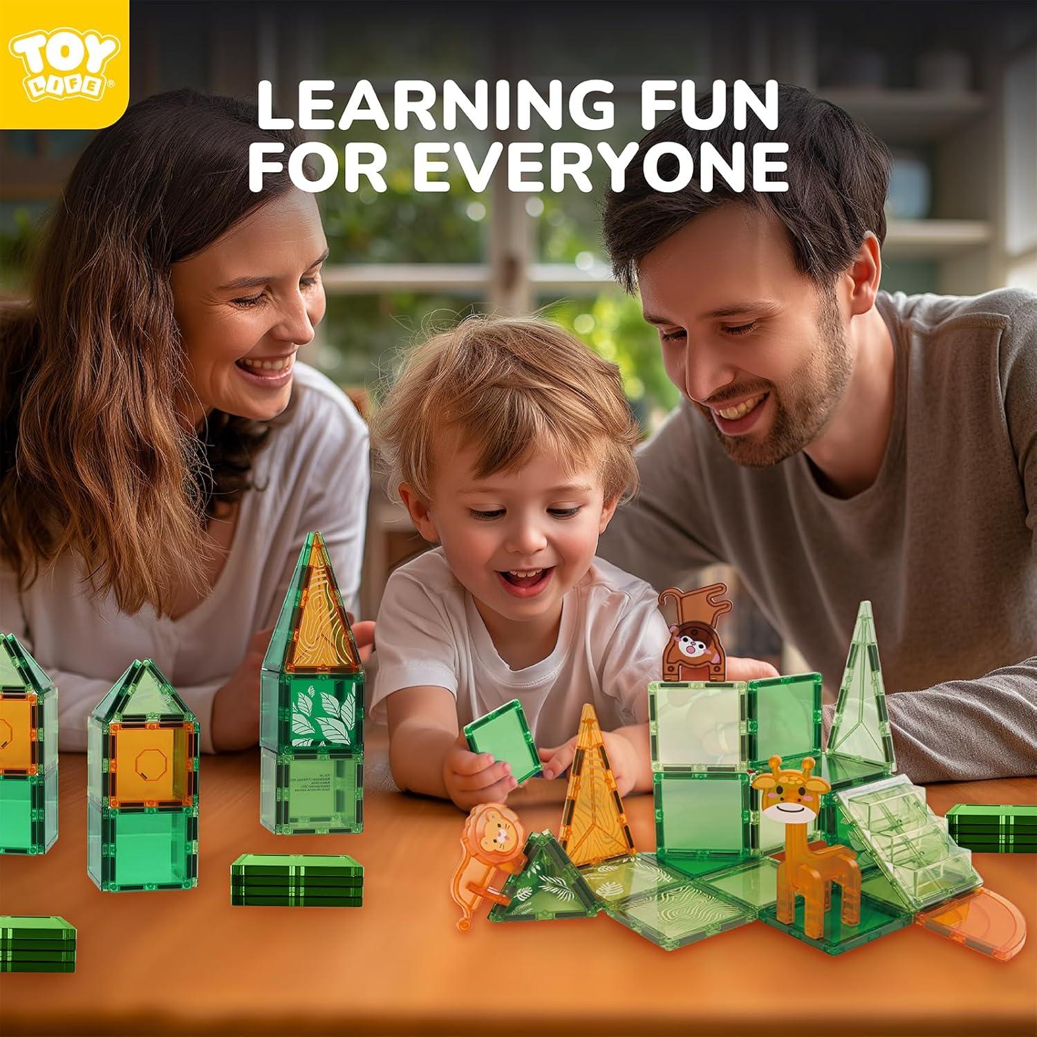 Azulejos Magnéticos TOY Life 56 Piezas Juguete Educativo STEM