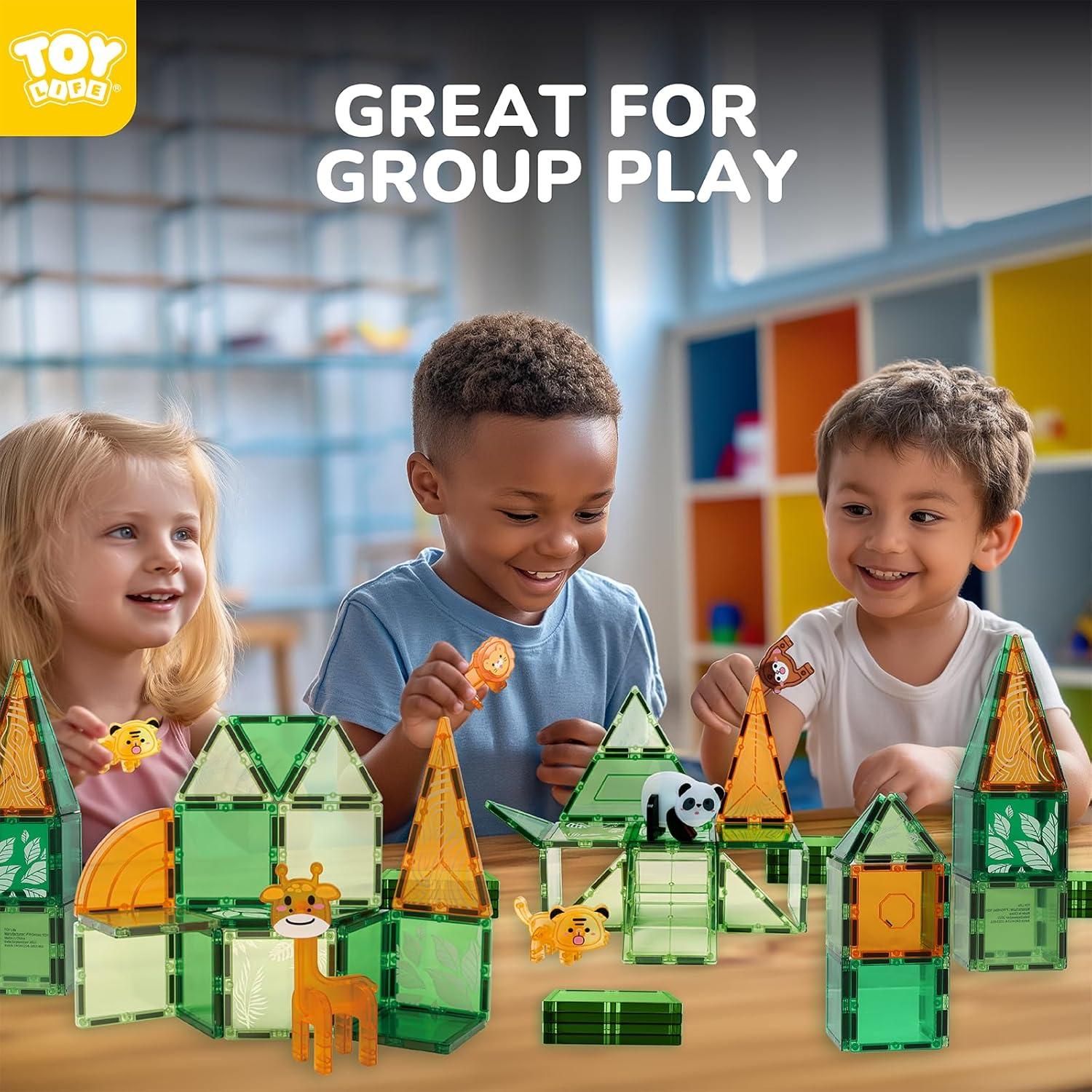 Azulejos Magnéticos TOY Life 56 Piezas Juguete Educativo STEM