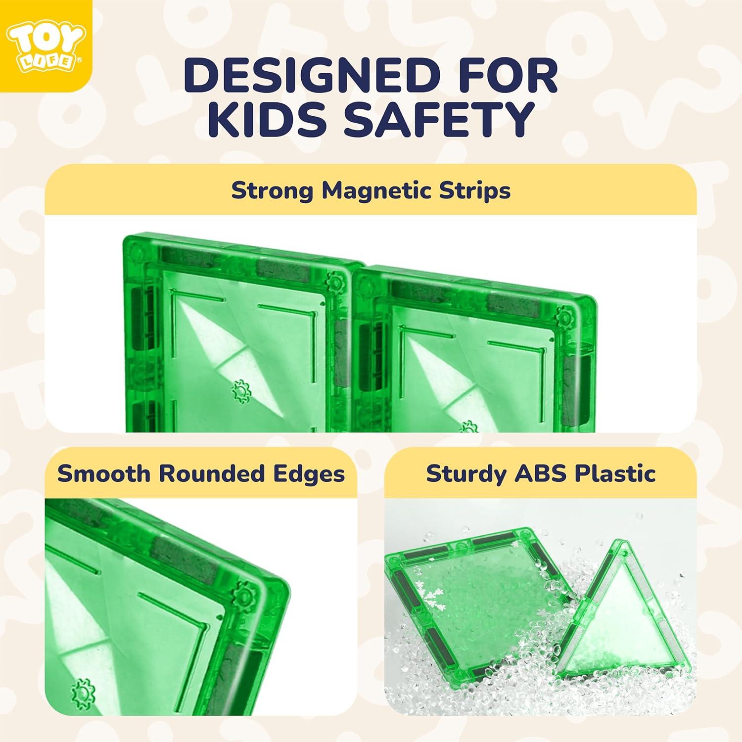 Azulejos Magnéticos TOY Life 56 Piezas Juguete Educativo STEM