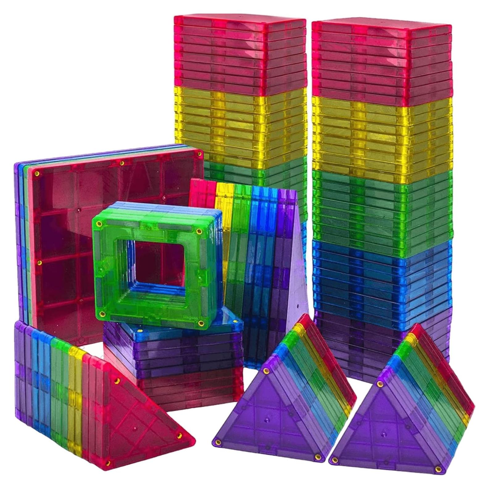 Bloques de Construcción Magnéticos Magees - Set 113 Piezas - Juguetes STEM