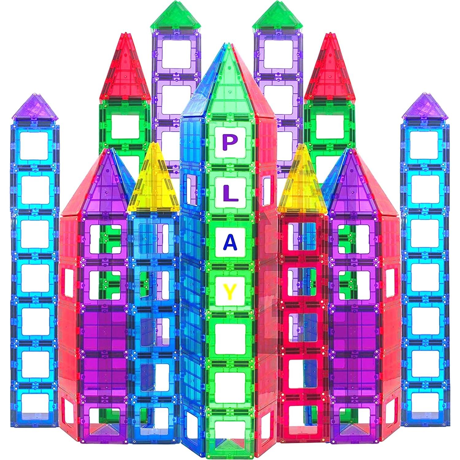 Bloques de Construcción Magnéticos Magees - Set 113 Piezas - Juguetes STEM