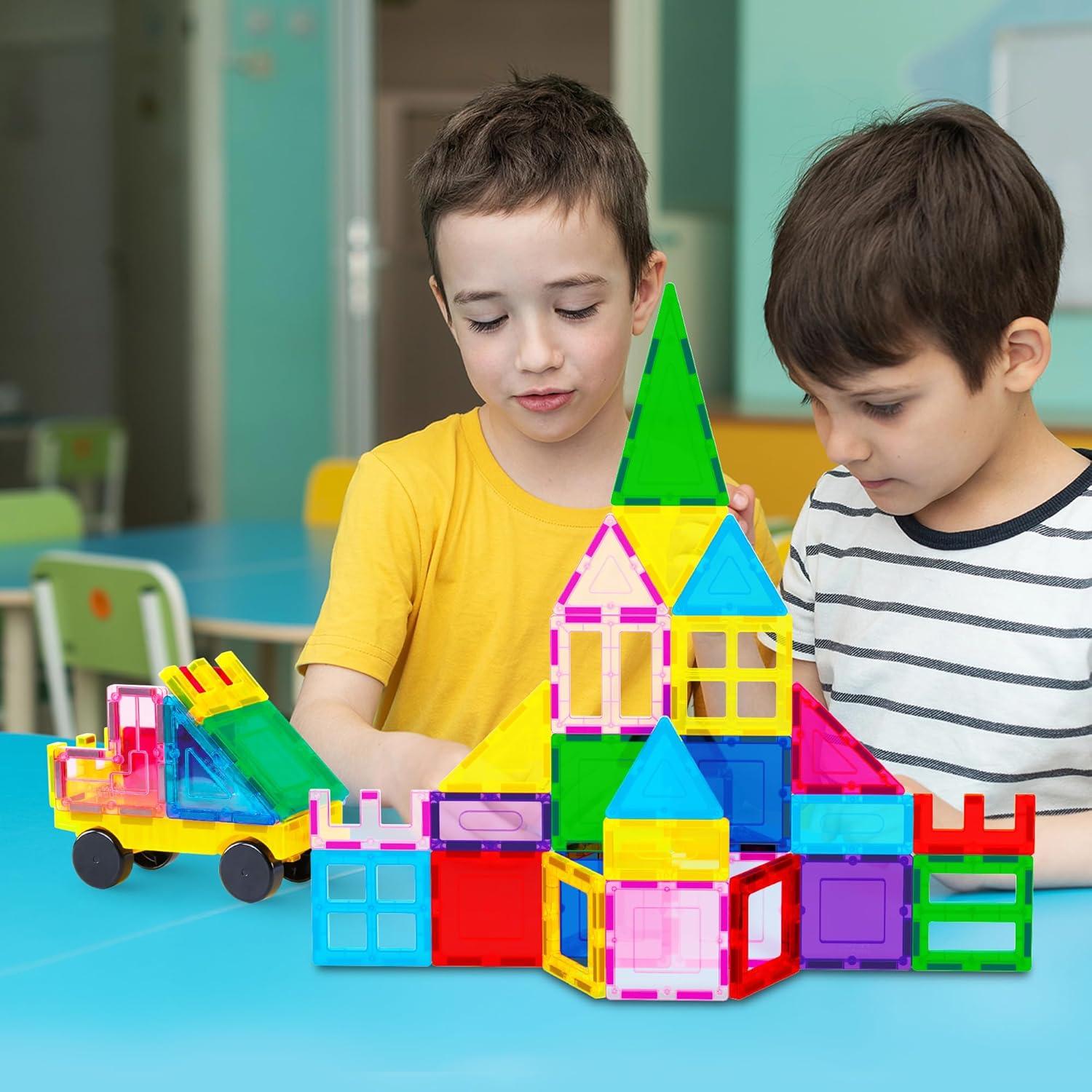 PicassoTiles 101 Piezas Azulejos Magnéticos Juguete Educativo