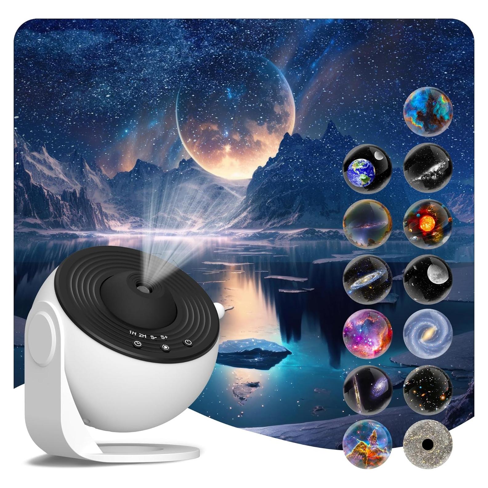 Proyector de Luz Nocturna YUTEAF Galaxy 13 en 1 - 10.8cm