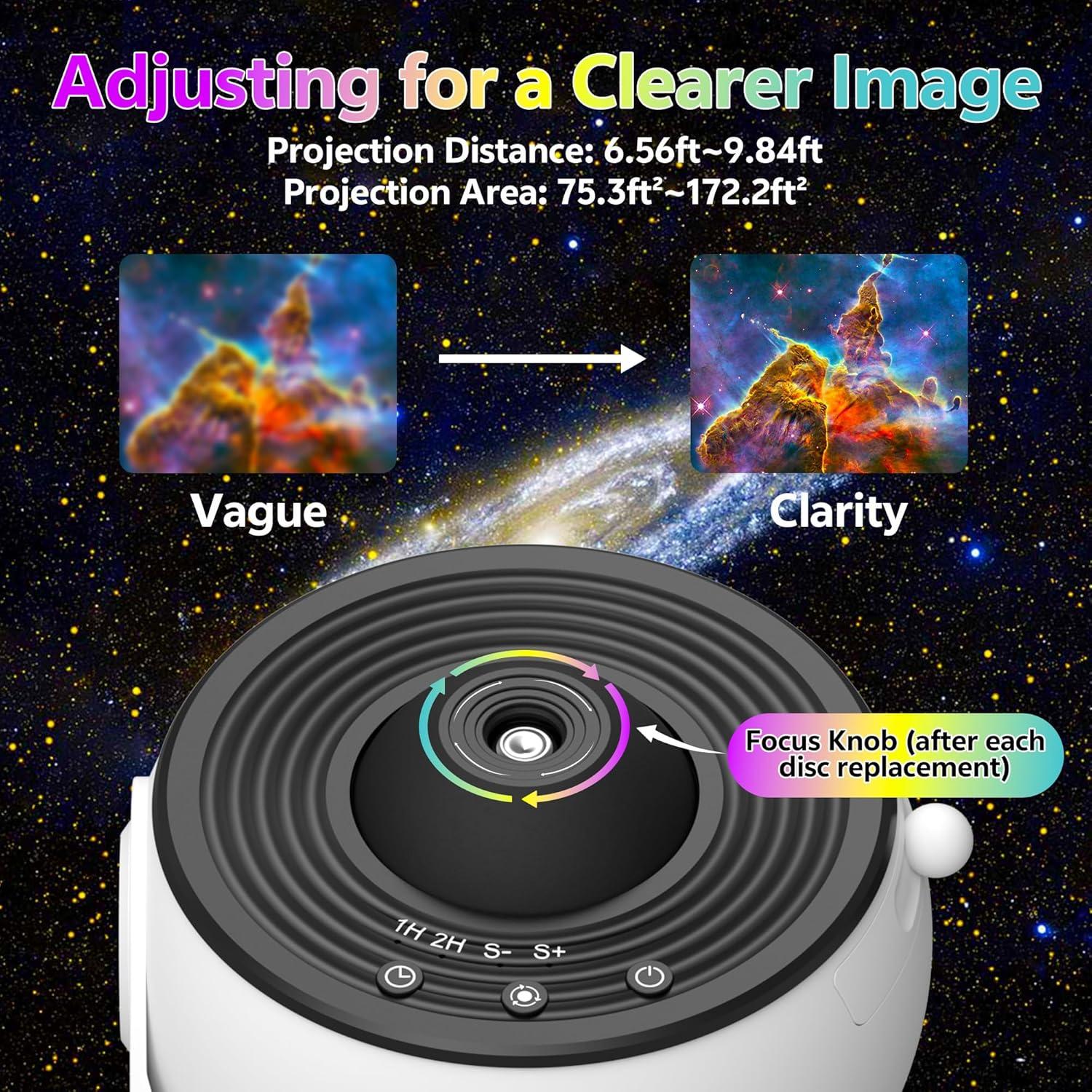 Proyector de Luz Nocturna YUTEAF Galaxy 13 en 1 - 10.8cm