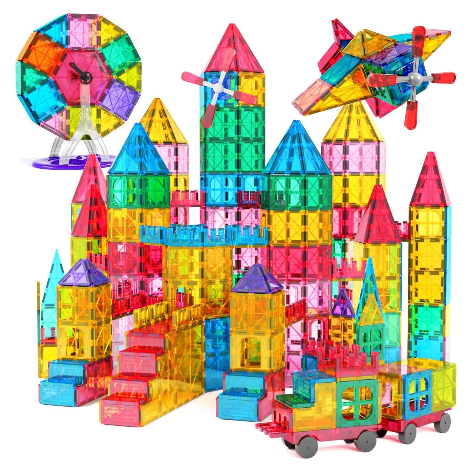 Juego de Bloques de Construcción Magnéticos Jasonwell 100 Piezas