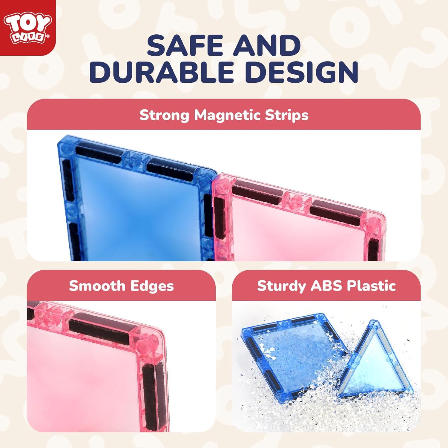 TOY Life Azulejos Magnéticos 68pcs Castillo Princesa Juguete