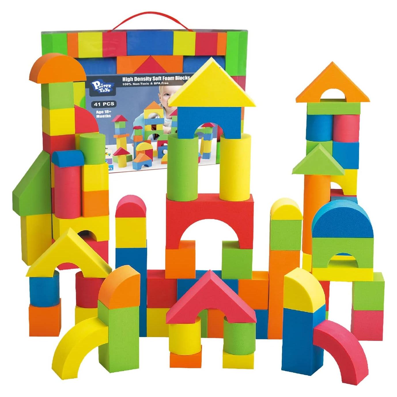 Bloques de Construcción de Espuma EVA Pairez Toys 41 Piezas