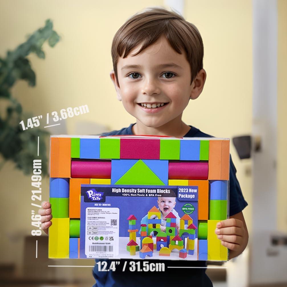 Bloques de Construcción de Espuma EVA Pairez Toys 41 Piezas