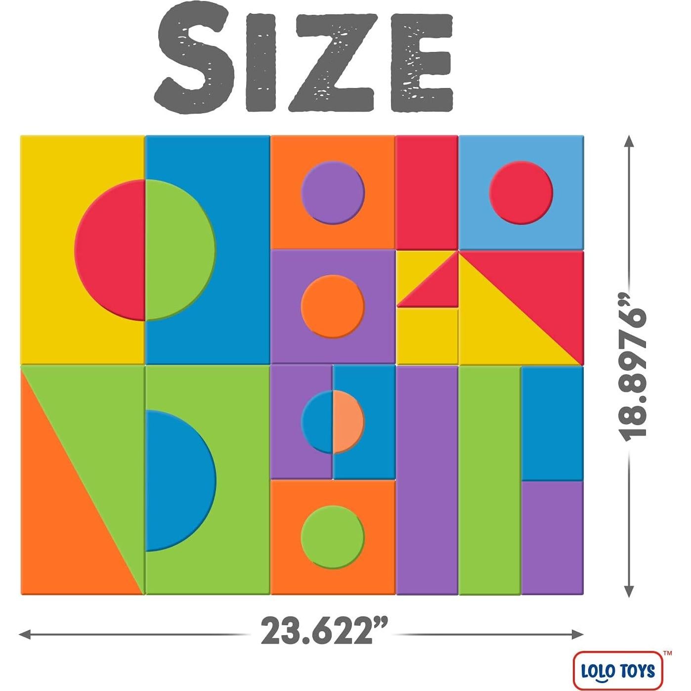 Bloques de Espuma Jumbo Lolo Toys 30 Piezas para Niños
