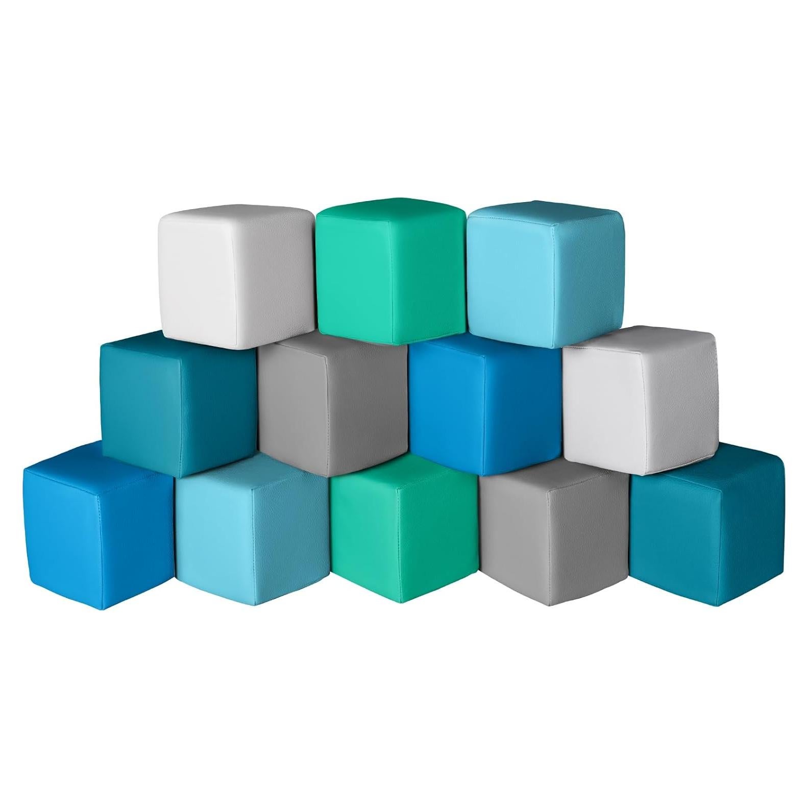 Bloques de Construcción de Espuma Hoohtoot 12 Piezas Coloridos