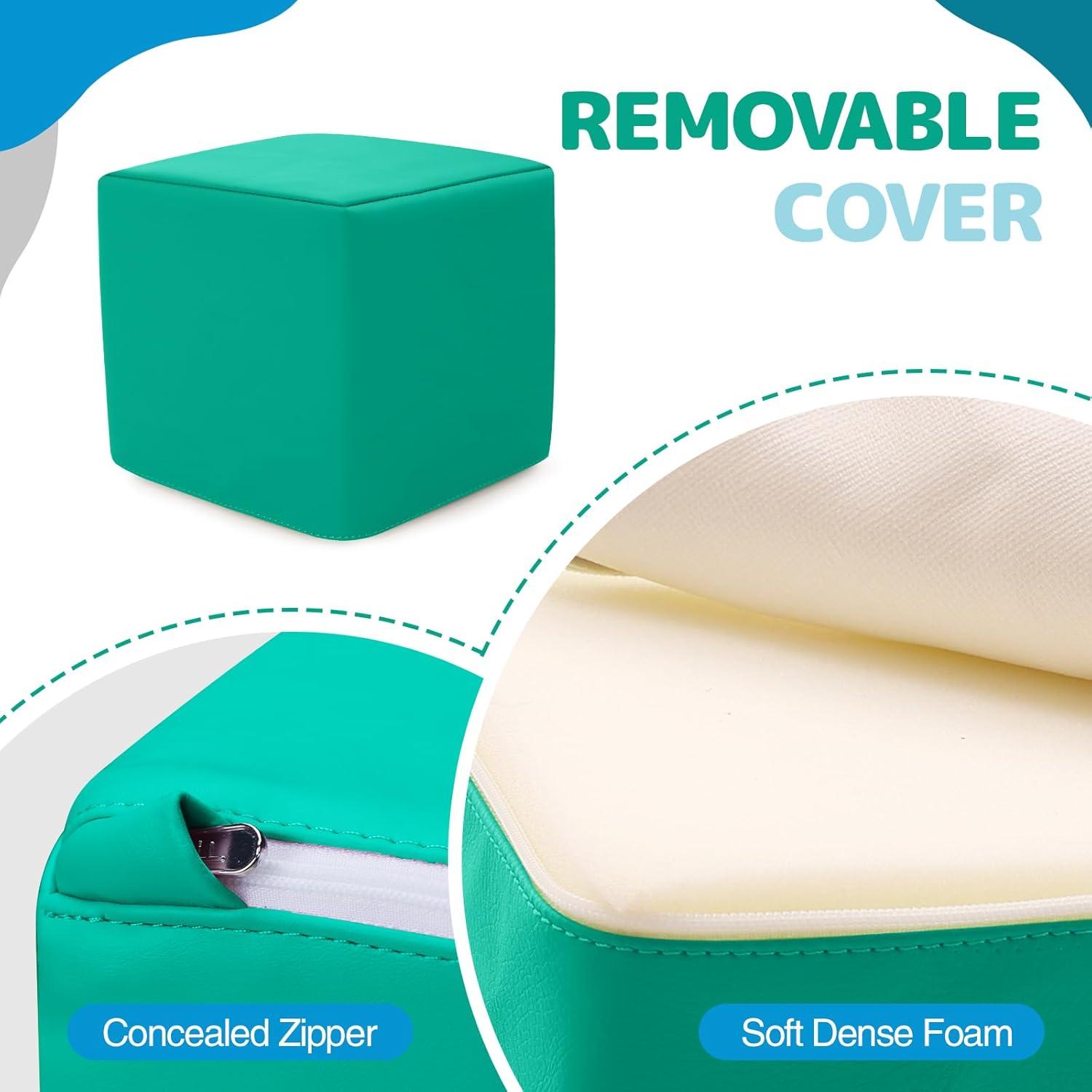 Bloques de Construcción de Espuma Hoohtoot 12 Piezas Coloridos