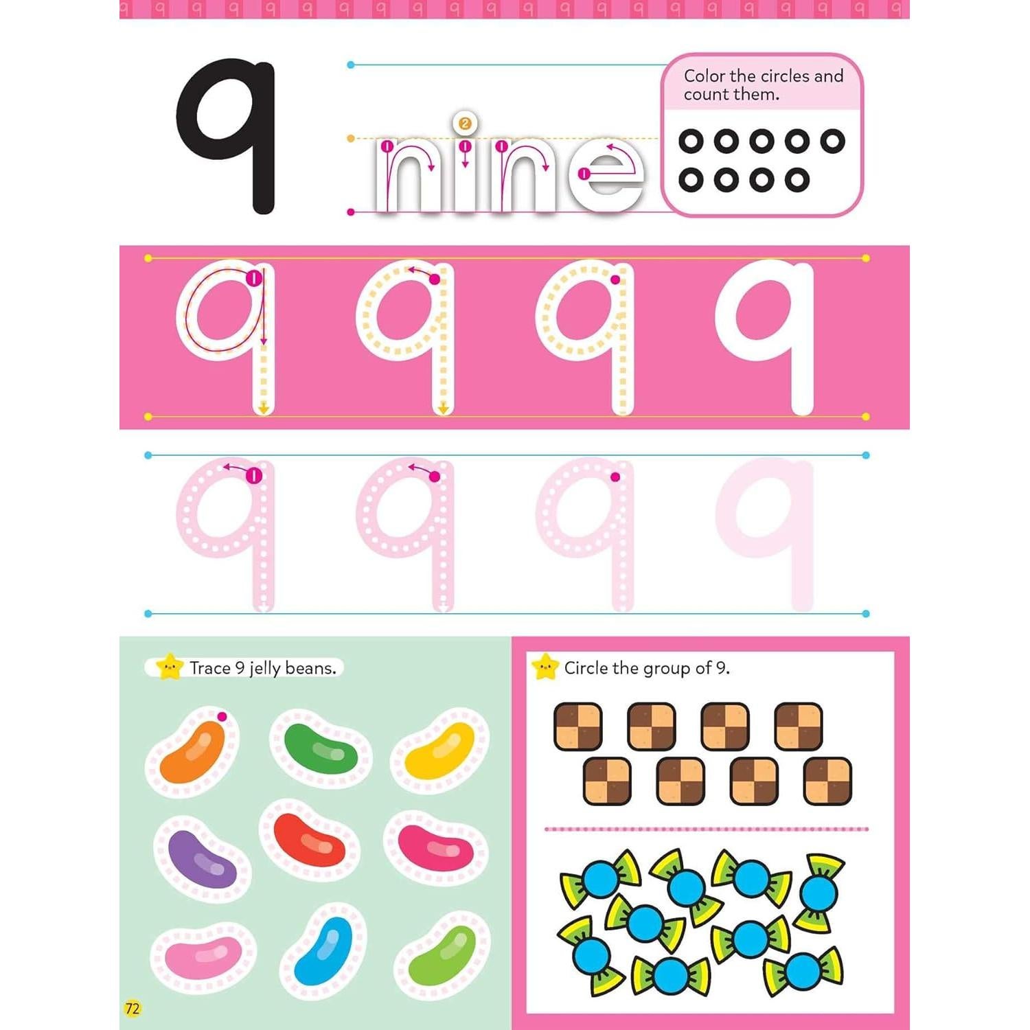 Play Smart Wipe-Clean Workbook: Ages 2-4: Tracing, Letters, Numbers, Shapes