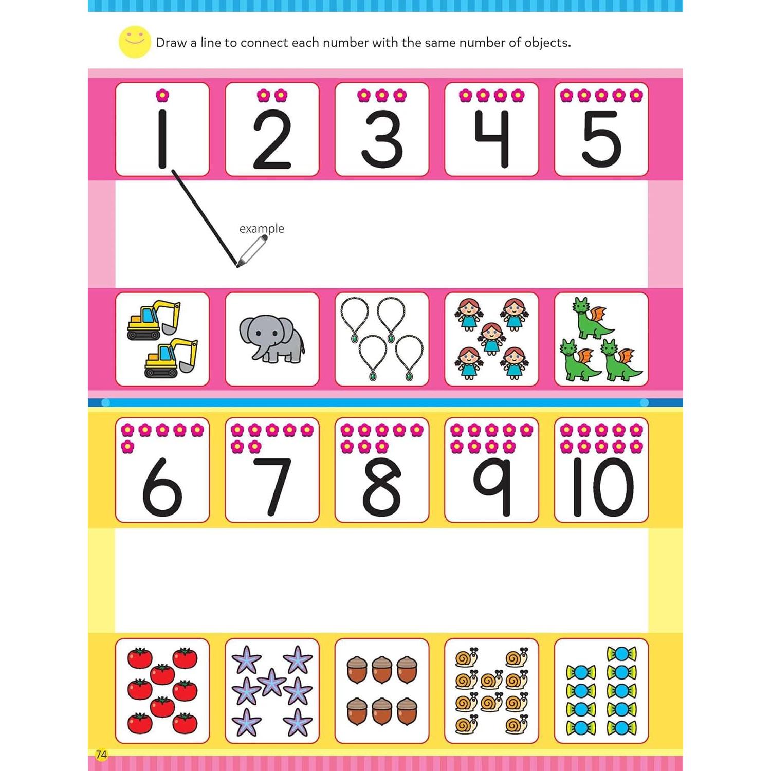 Play Smart Wipe-Clean Workbook: Ages 2-4: Tracing, Letters, Numbers, Shapes