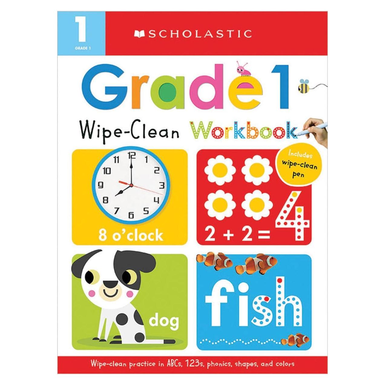 First Grade Wipe-Clean Workbook: Scholastic Early Learners (Wipe-Clean)