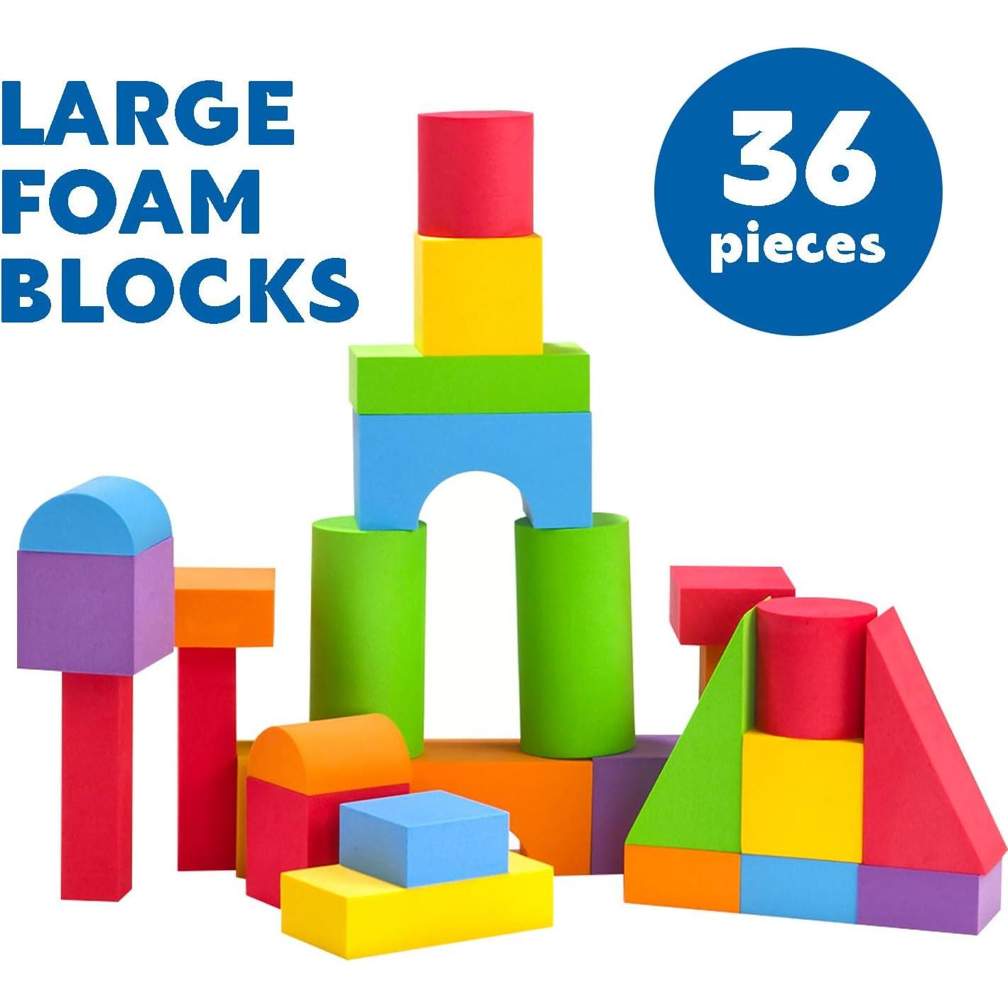 Bloques de Construcción de Espuma Pairez Toys 36 Piezas