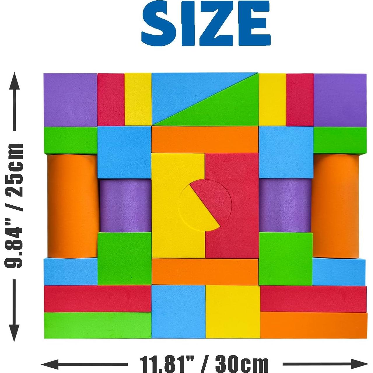 Bloques de Construcción de Espuma Pairez Toys 36 Piezas