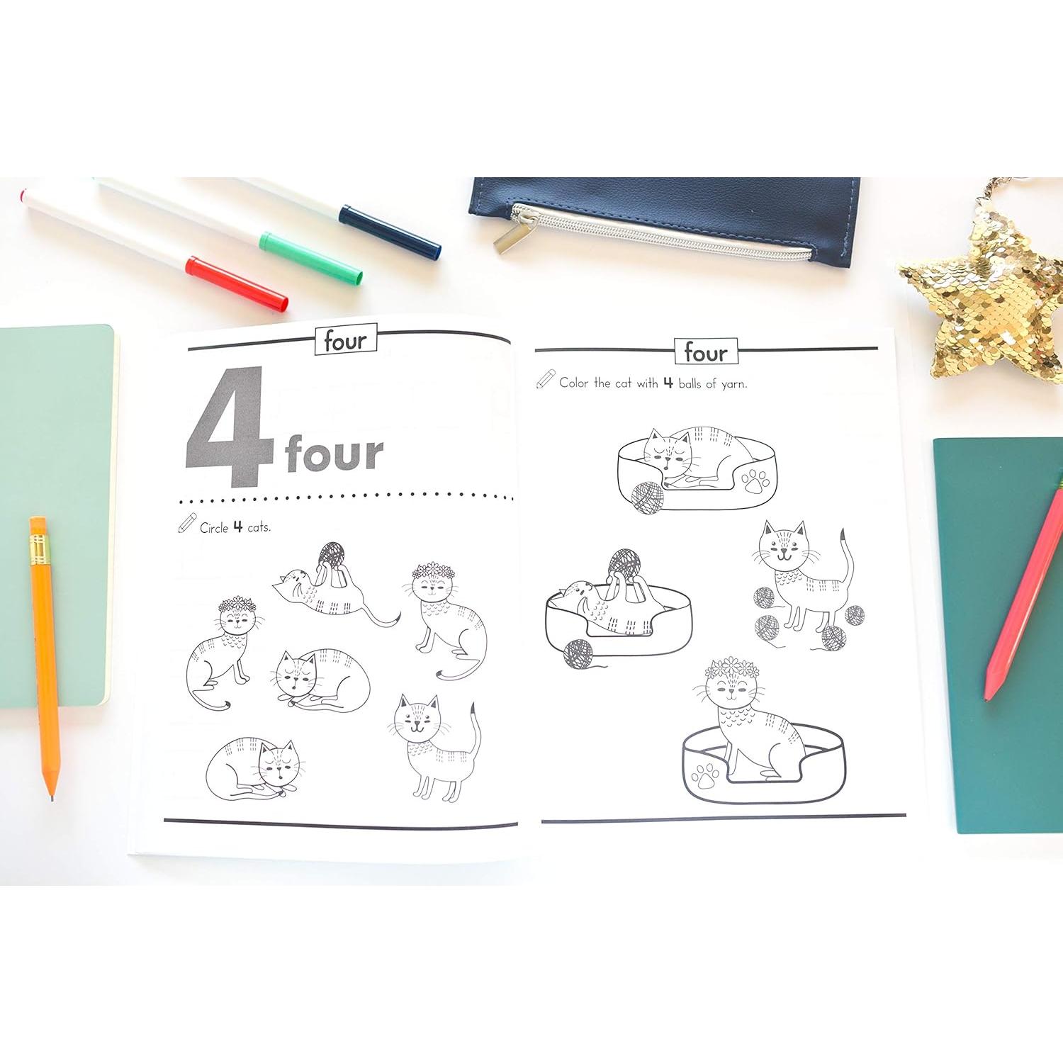 Preschool Math Workbook for Toddlers Ages 2-4: Beginner Math Preschool Learning Book with Number Tracing and Matching Activities for 2, 3 and 4 year olds and kindergarten prep