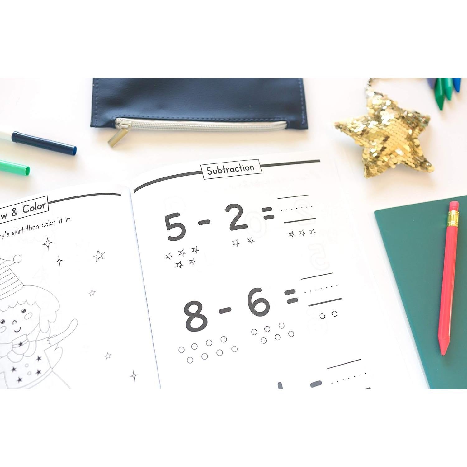 Preschool Math Workbook for Toddlers Ages 2-4: Beginner Math Preschool Learning Book with Number Tracing and Matching Activities for 2, 3 and 4 year olds and kindergarten prep