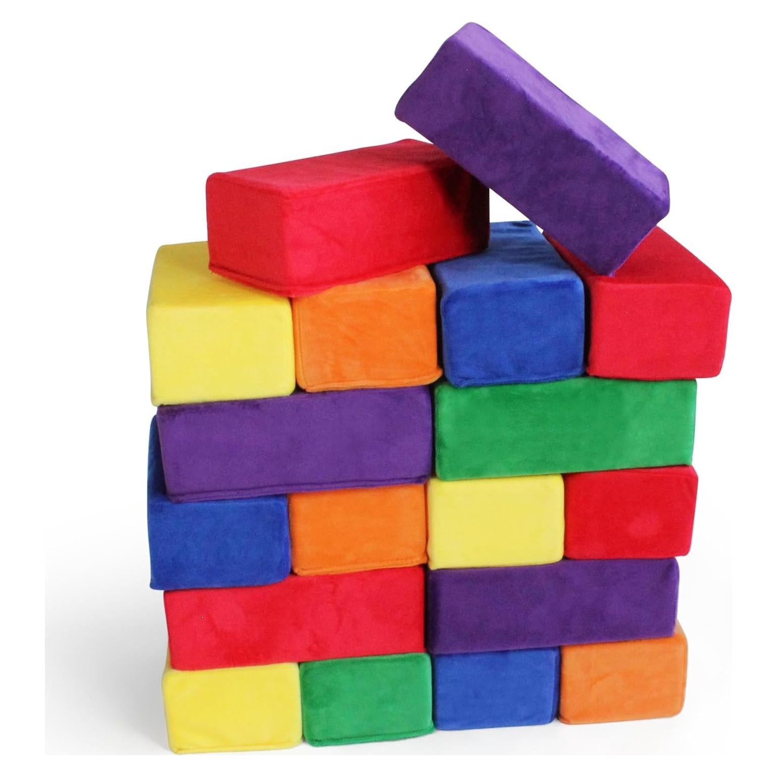 Bloques de Construcción de Felpa Plush Blocks - Set de 24