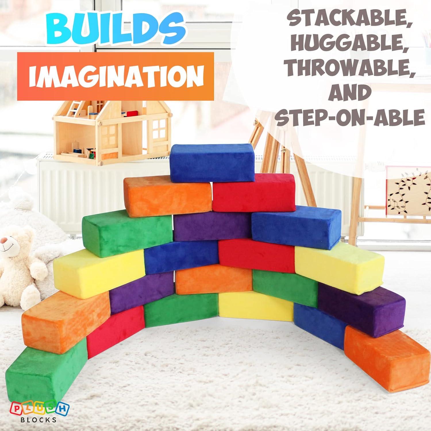 Bloques de Construcción de Felpa Plush Blocks - Set de 24