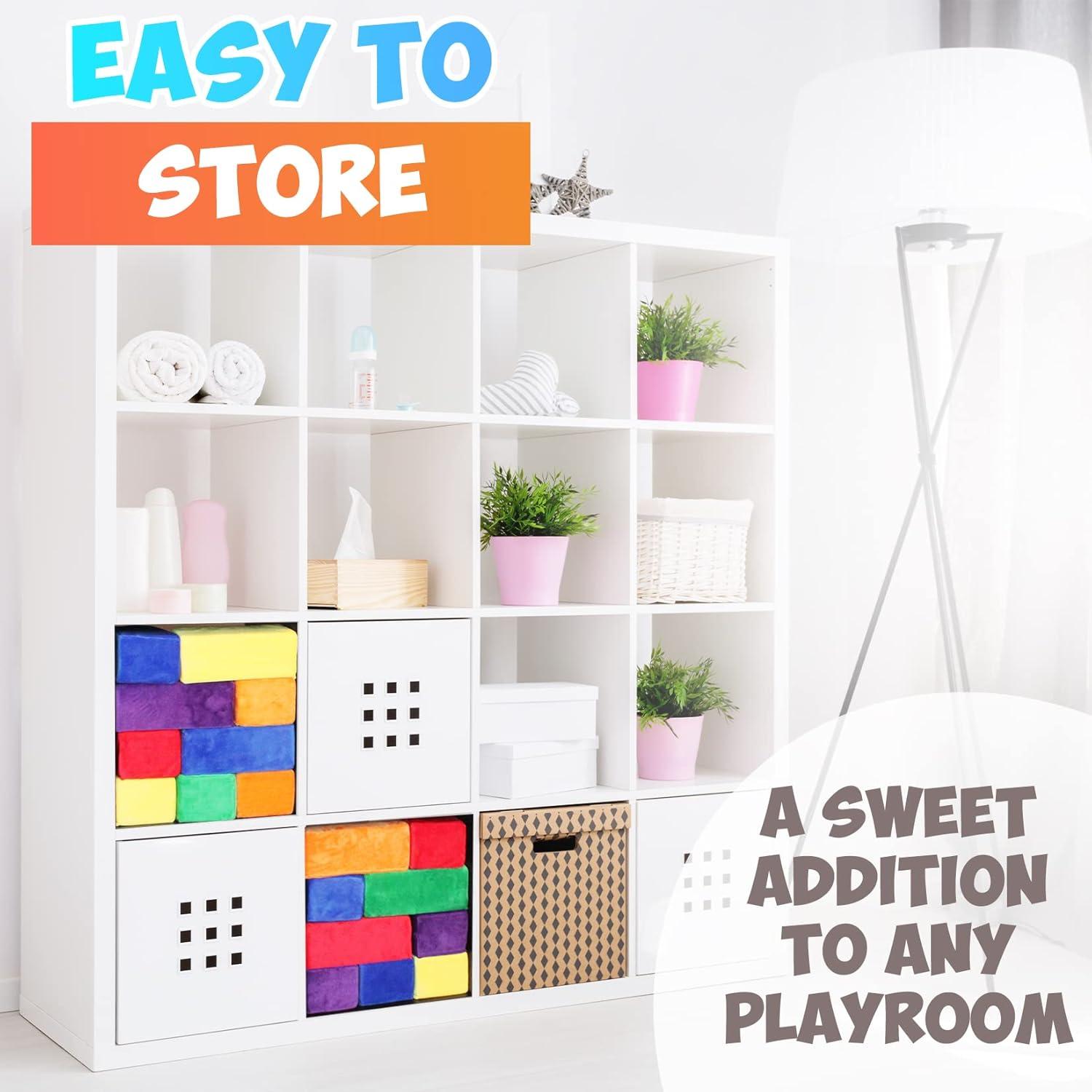 Bloques de Construcción de Felpa Plush Blocks - Set de 24