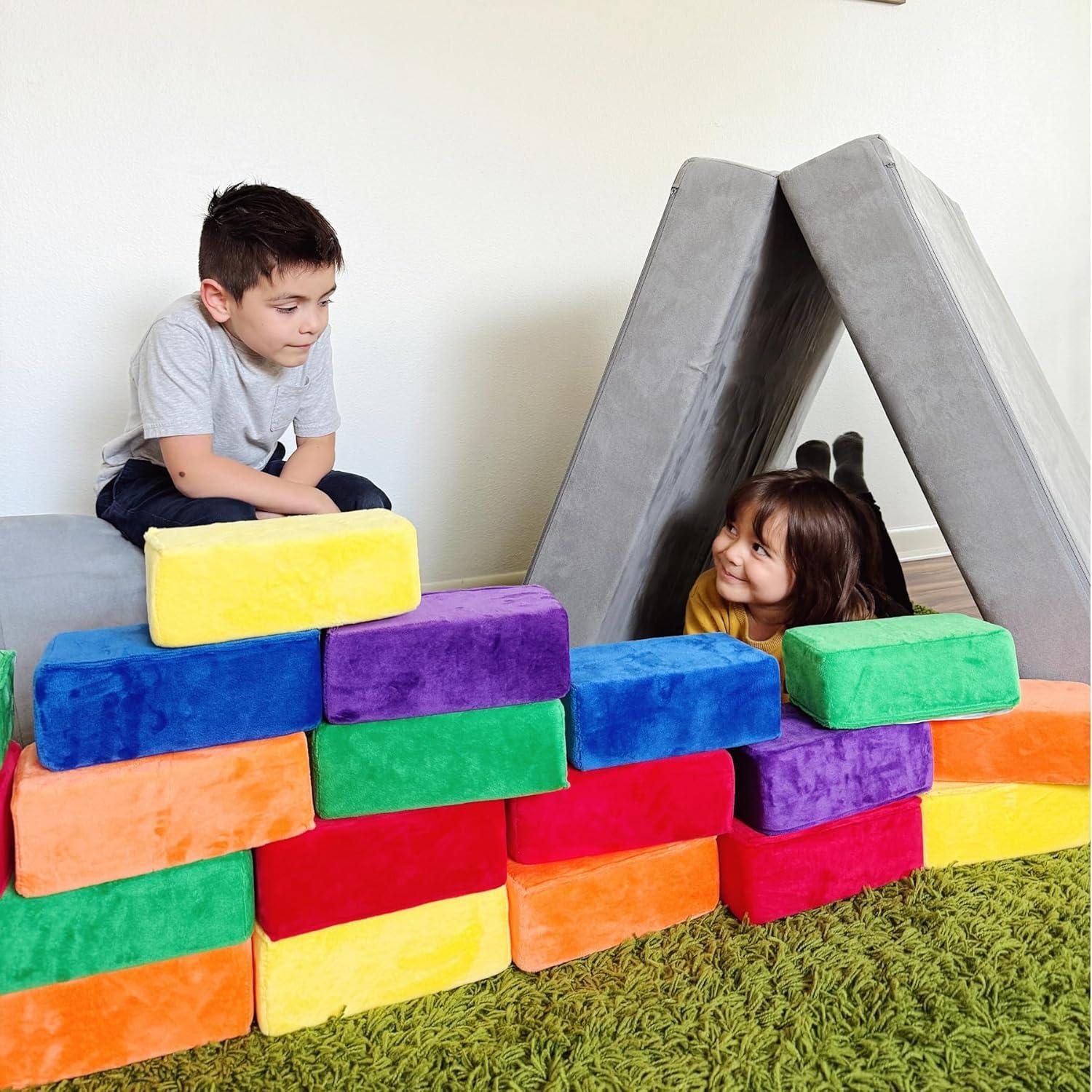 Bloques de Construcción de Felpa Plush Blocks - Set de 24