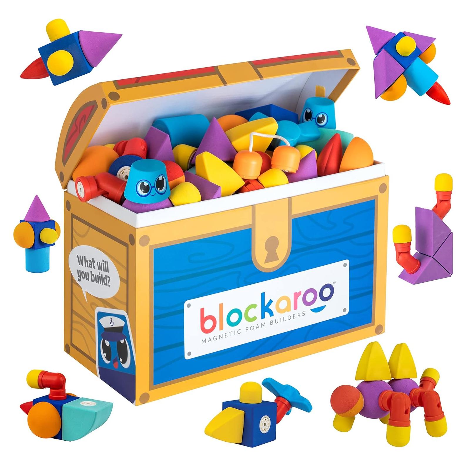 Bloques de Espuma Magnéticos Blockaroo - Set 100 Piezas
