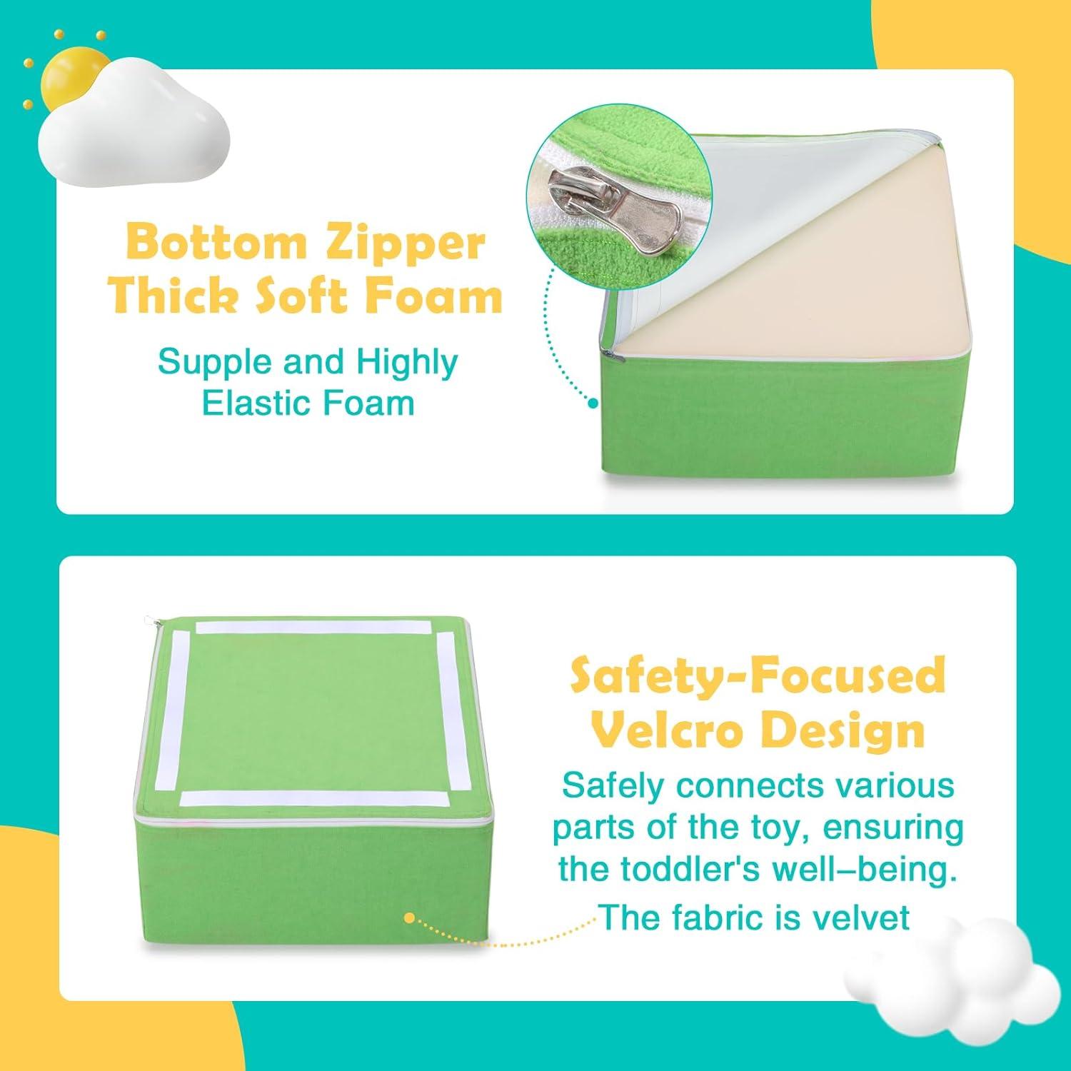 Juego de 6 Bloques de Escalada de Espuma JungleDove 64x41cm