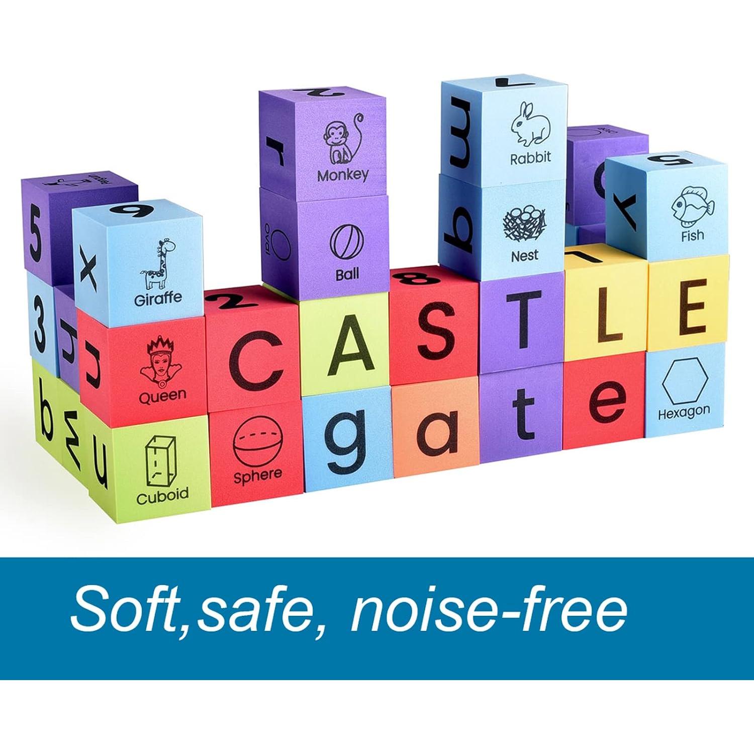 Bloques de Aprendizaje de Espuma BOHS - 30 Piezas ABC/123