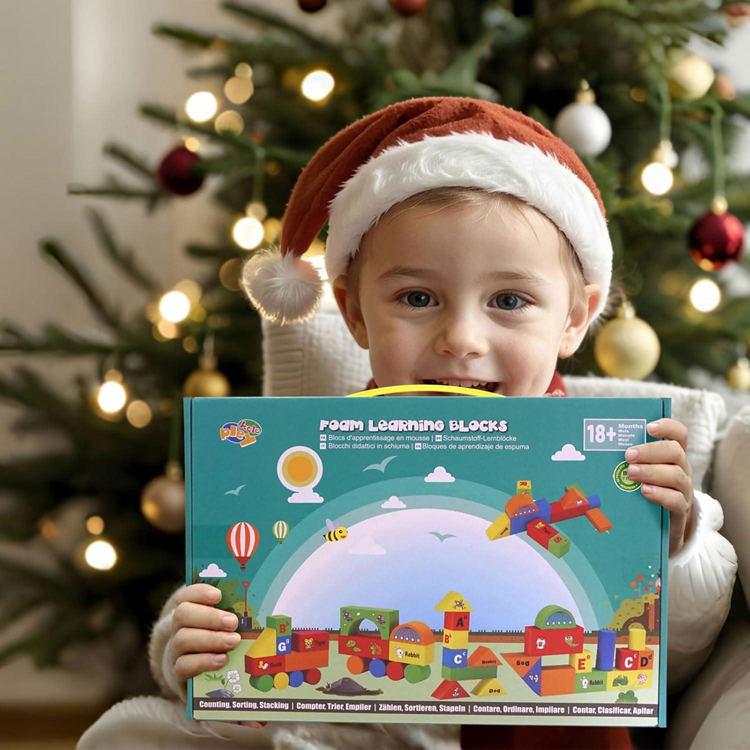 Bloques de Aprendizaje de Espuma ABC Pleykele 76 Piezas