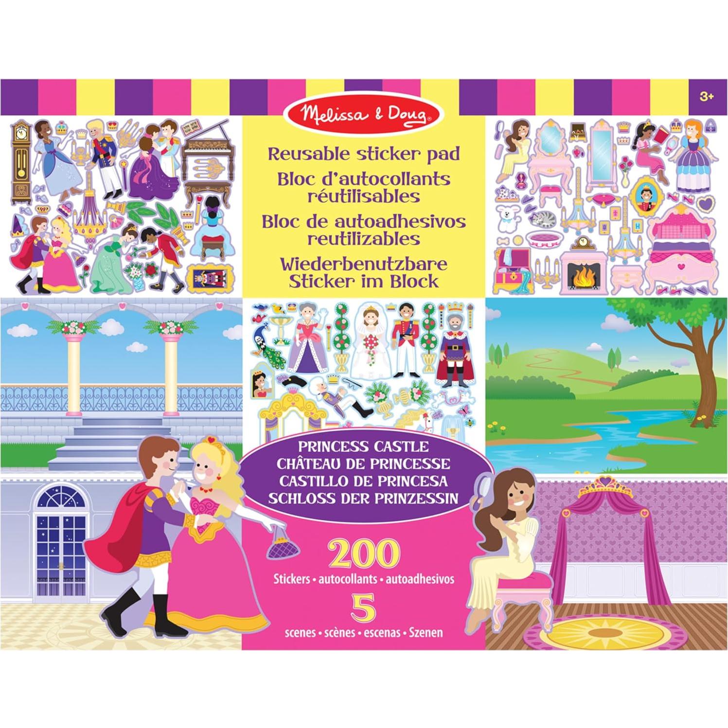Set de Almohadillas de Pegatinas Reutilizables Melissa & Doug - 680 Piezas