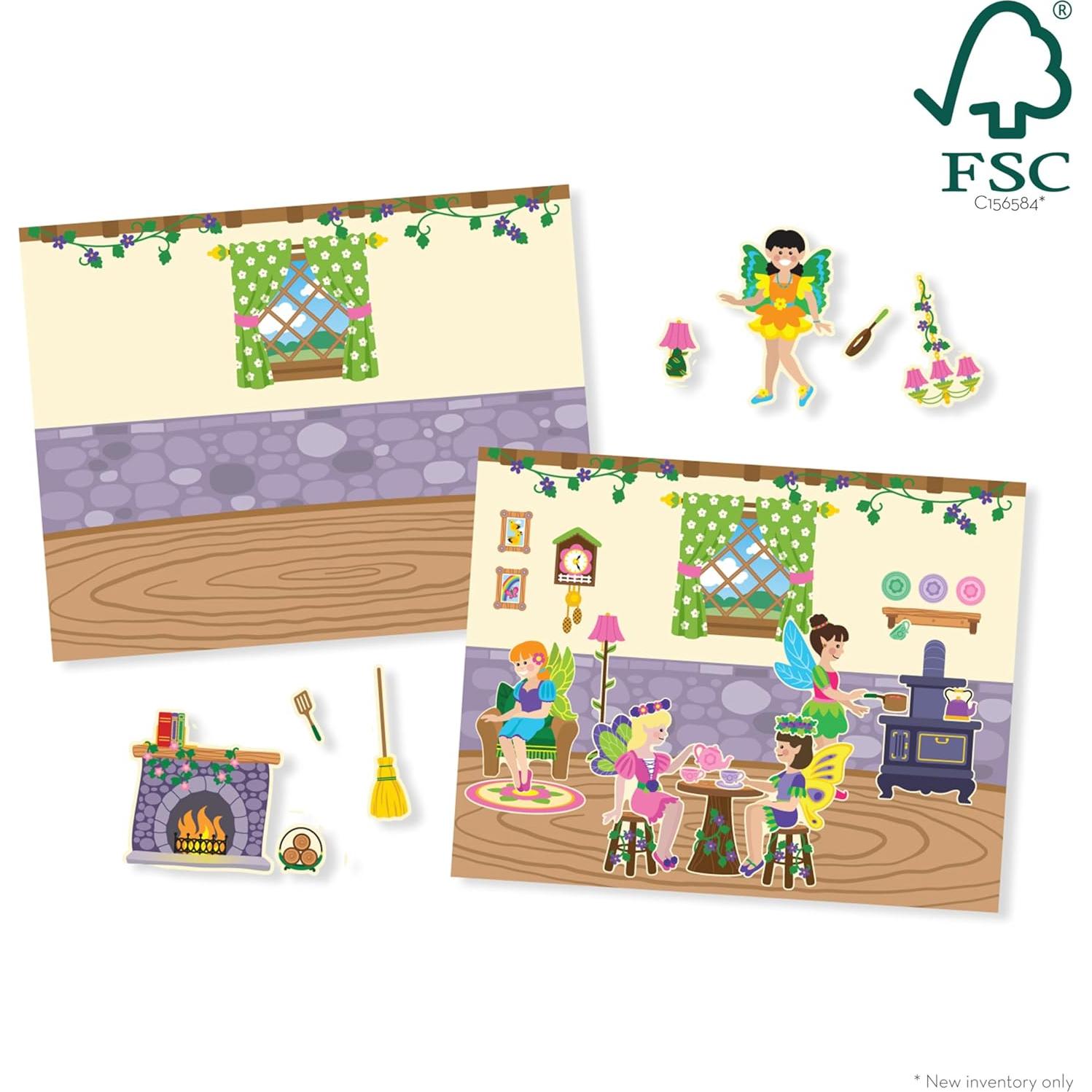 Almohadilla de Calcomanías Reutilizables Melissa & Doug Hadas