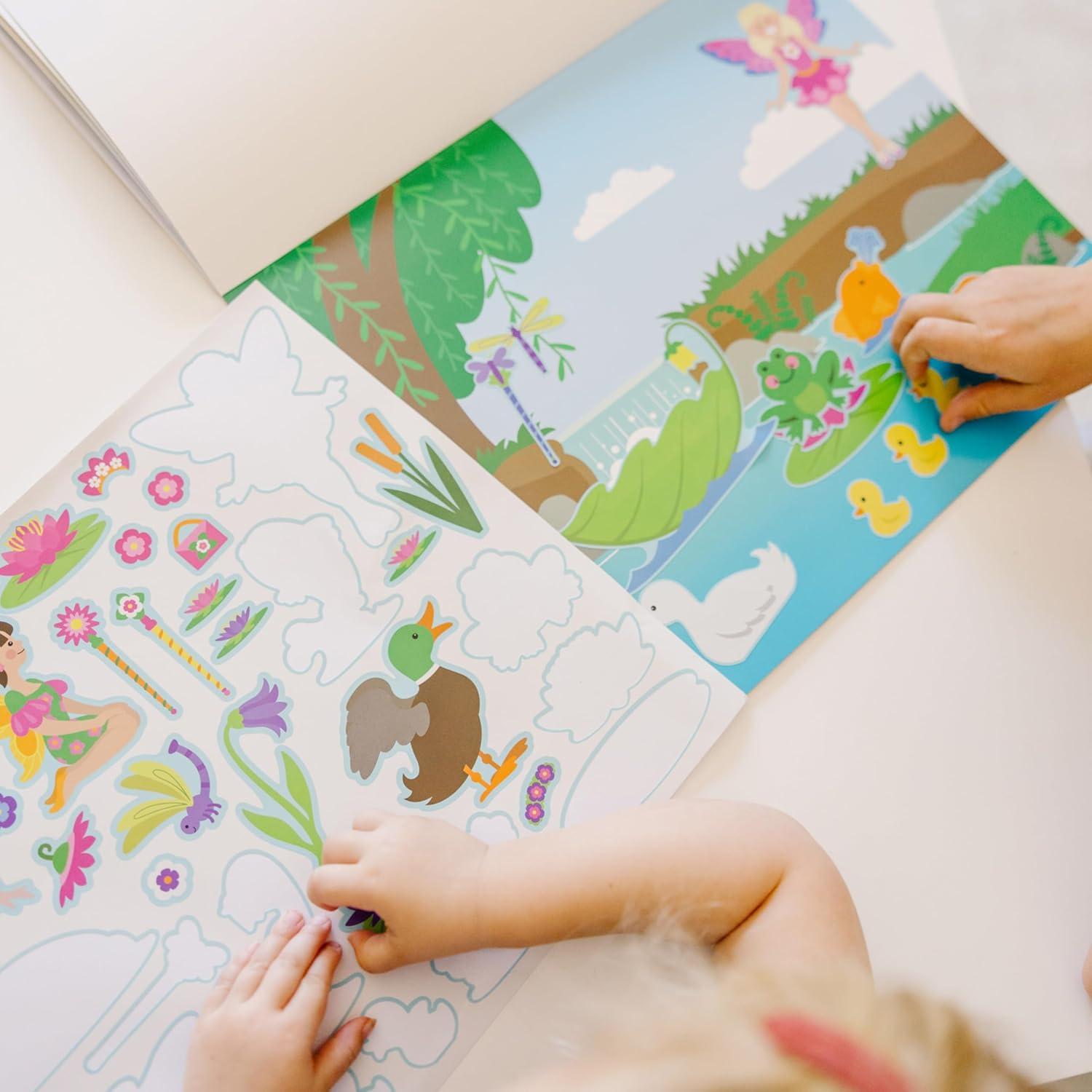 Almohadilla de Calcomanías Reutilizables Melissa & Doug Hadas