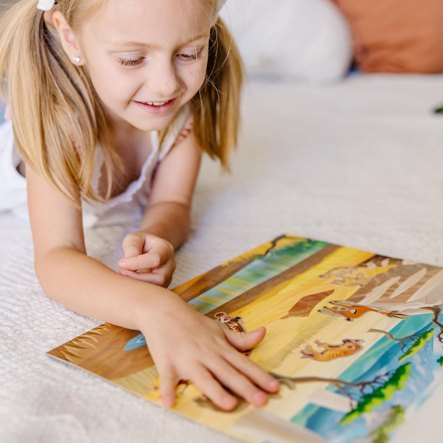 Almohadilla de Calcomanías Reutilizables Melissa & Doug - Selva y Sabana