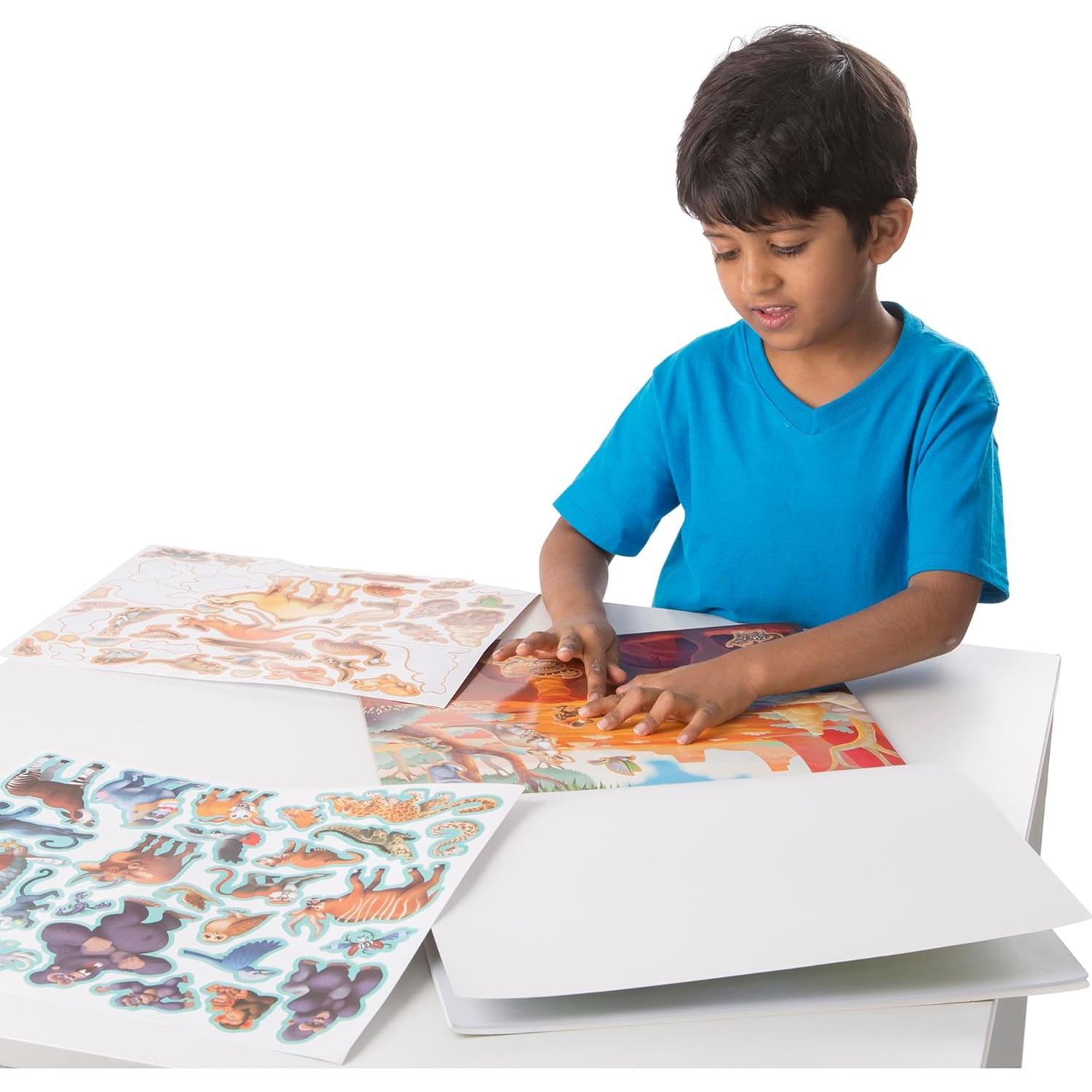 Almohadilla de Calcomanías Reutilizables Melissa & Doug - Selva y Sabana