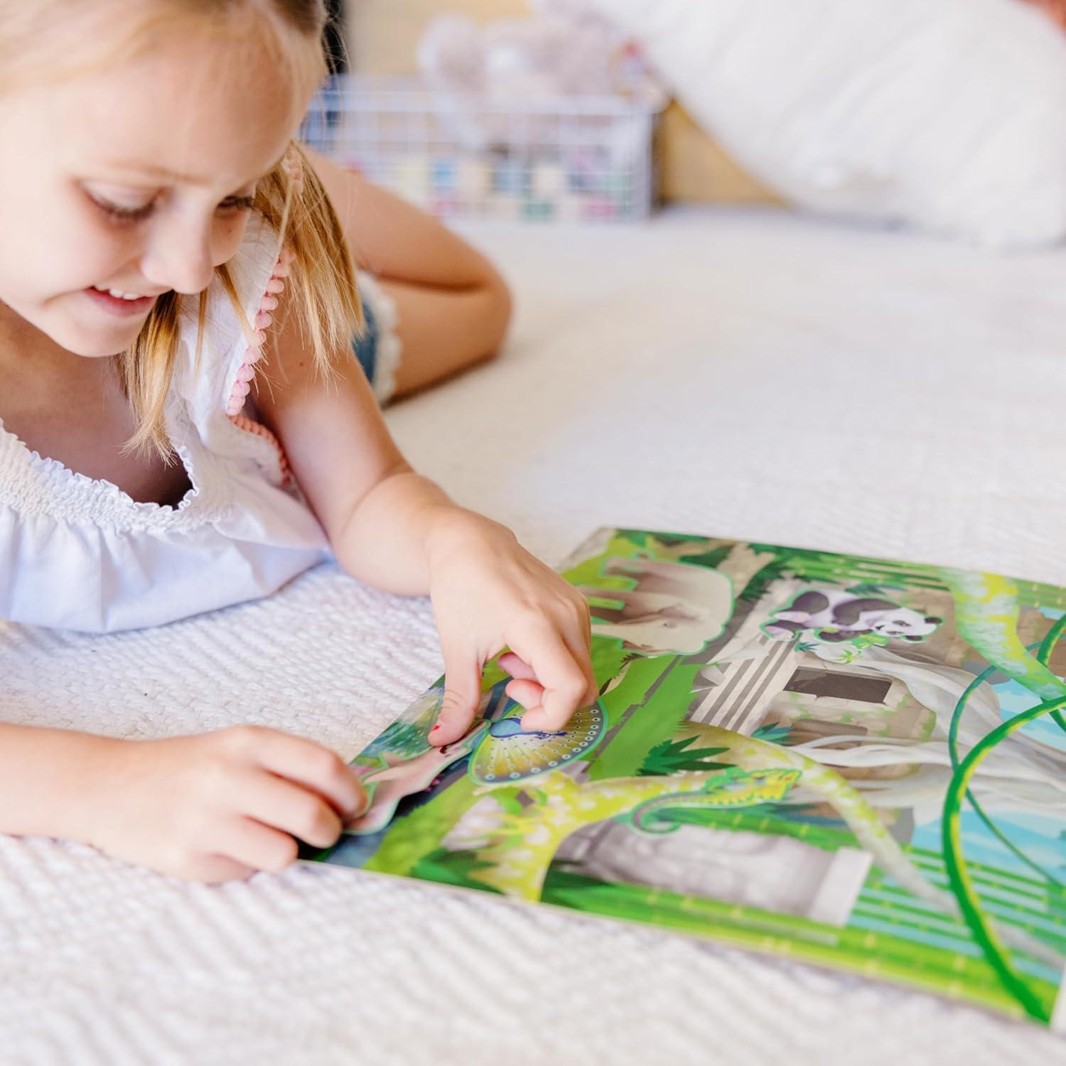 Almohadilla de Calcomanías Reutilizables Melissa & Doug - Selva y Sabana