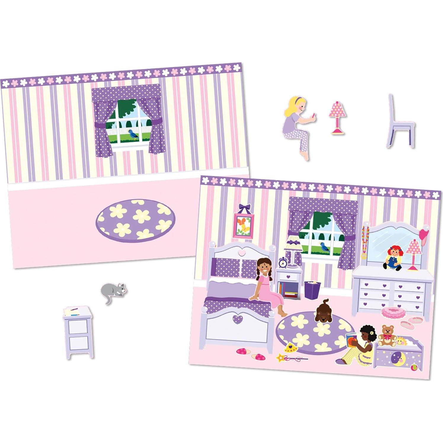 Juego de Almohadillas de Pegatinas Reutilizables Melissa & Doug - Casa de Jugar