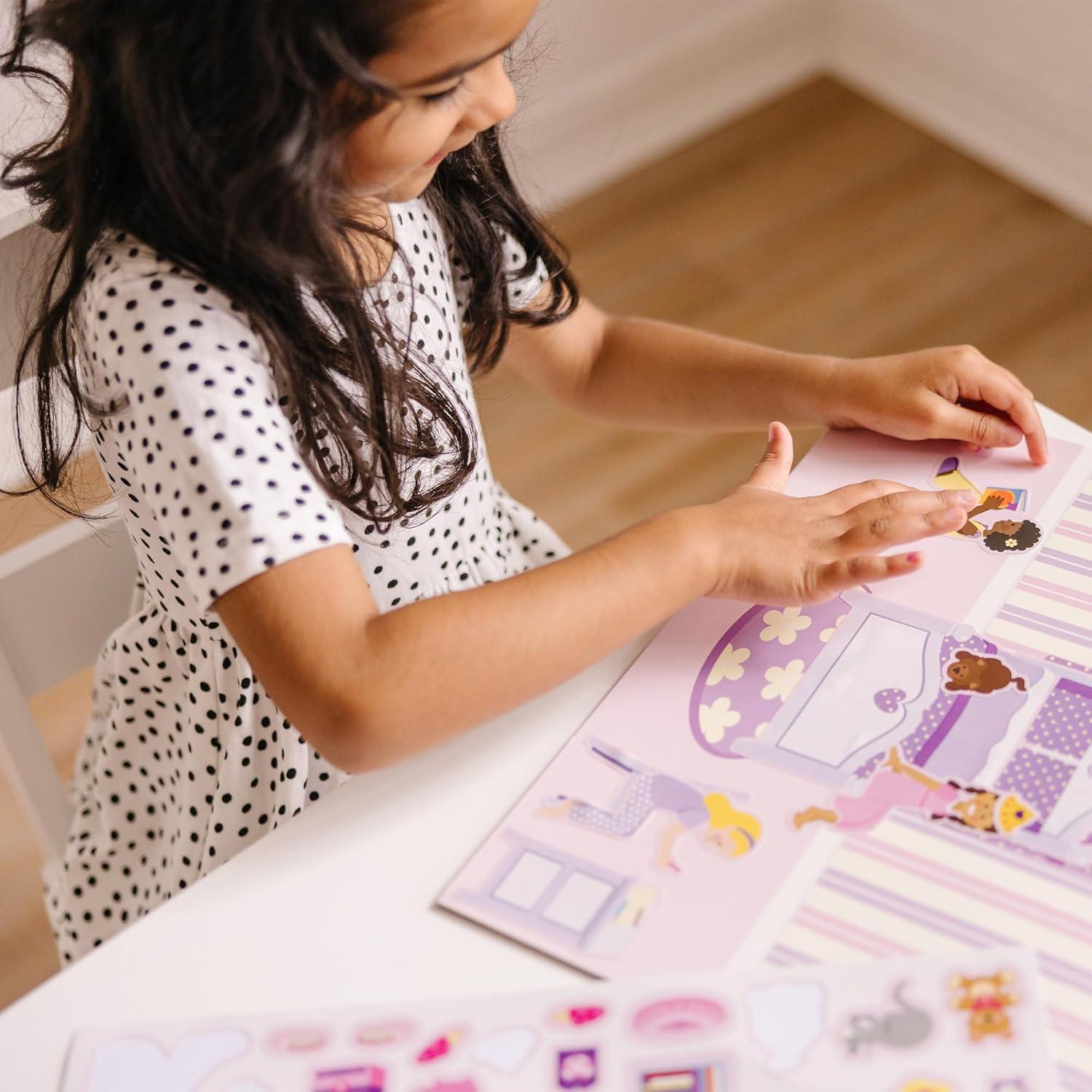 Juego de Almohadillas de Pegatinas Reutilizables Melissa & Doug - Casa de Jugar