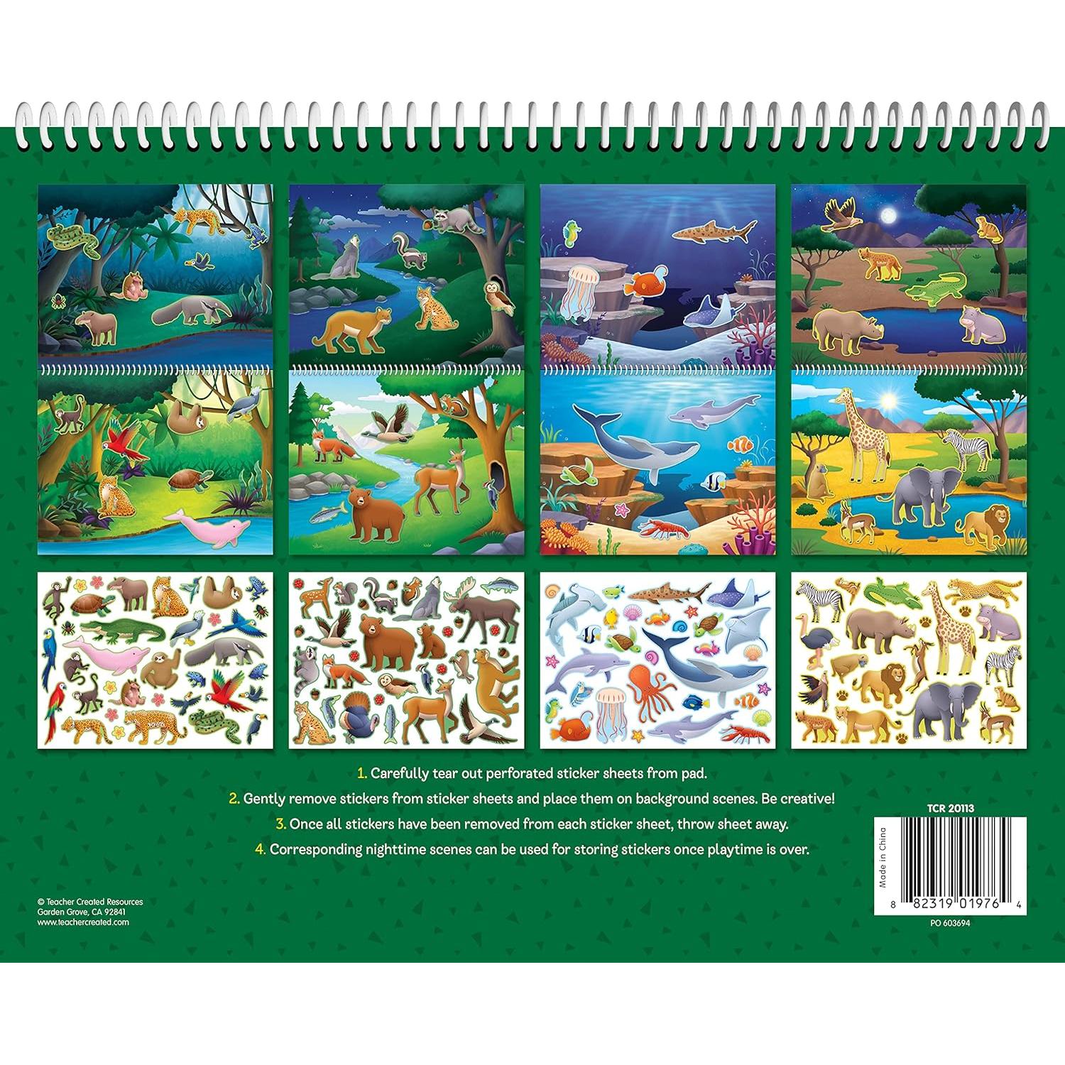 Pads de Pegatinas Reutilizables Recursos Creados por el Maestro