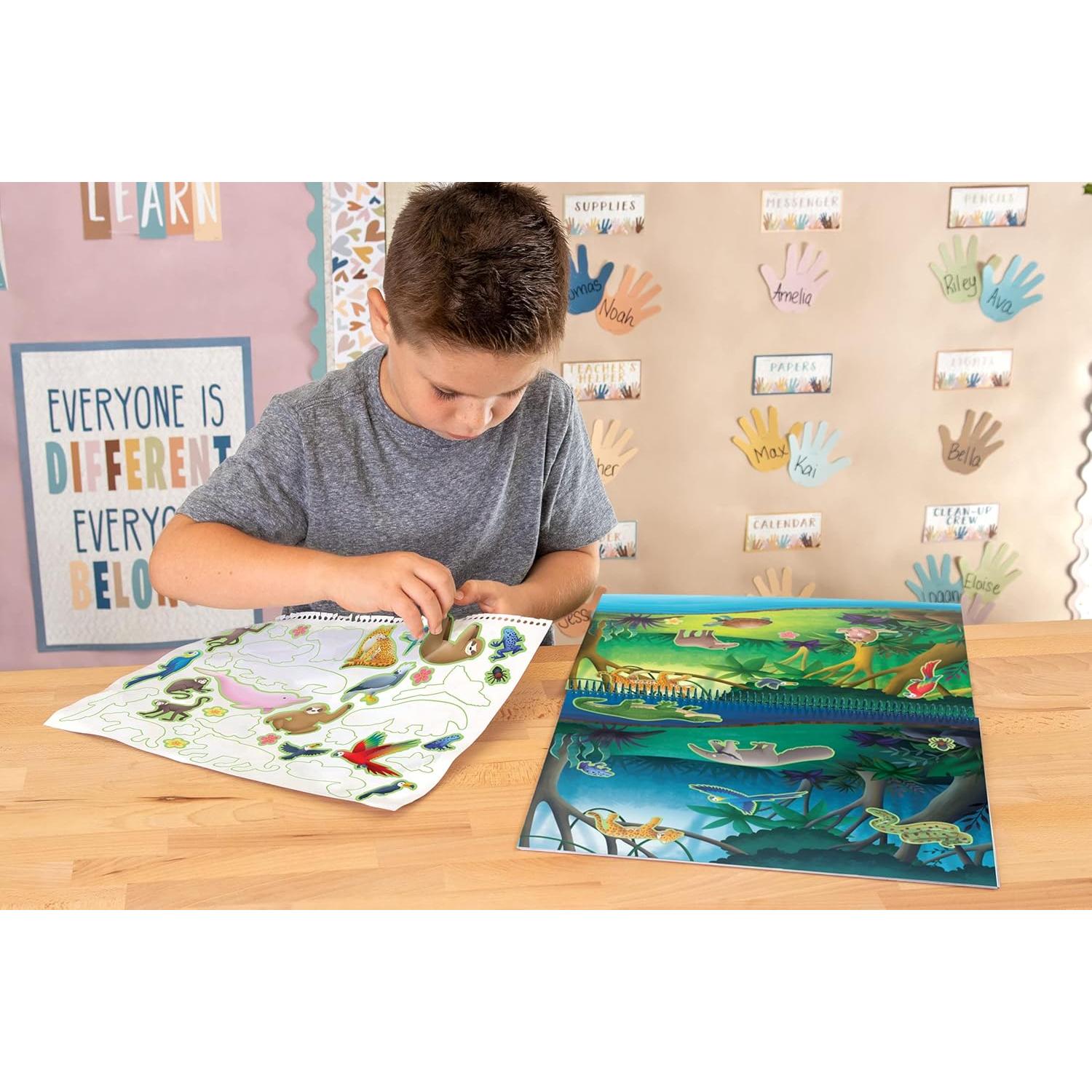 Pads de Pegatinas Reutilizables Recursos Creados por el Maestro