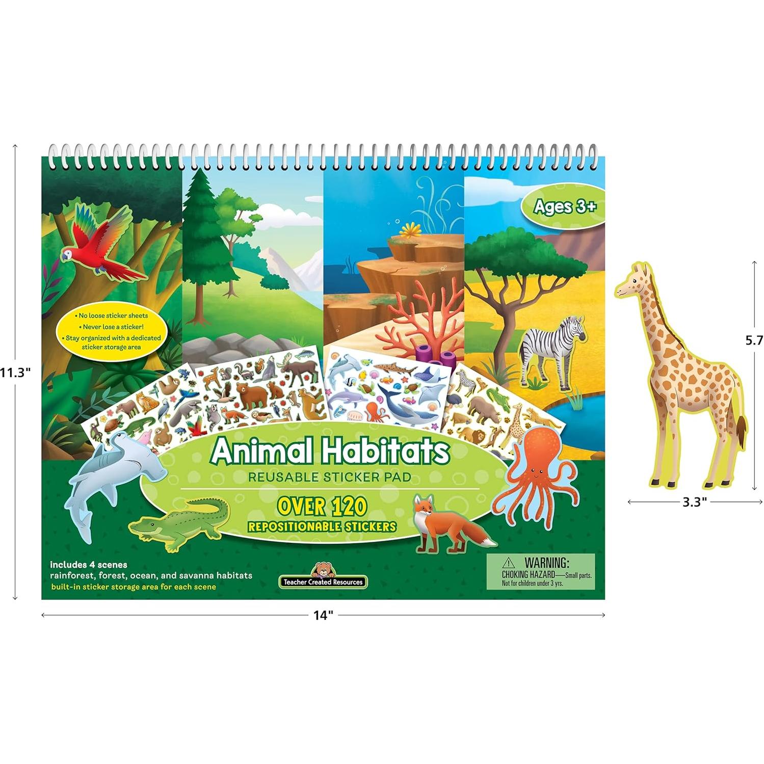 Pads de Pegatinas Reutilizables Recursos Creados por el Maestro